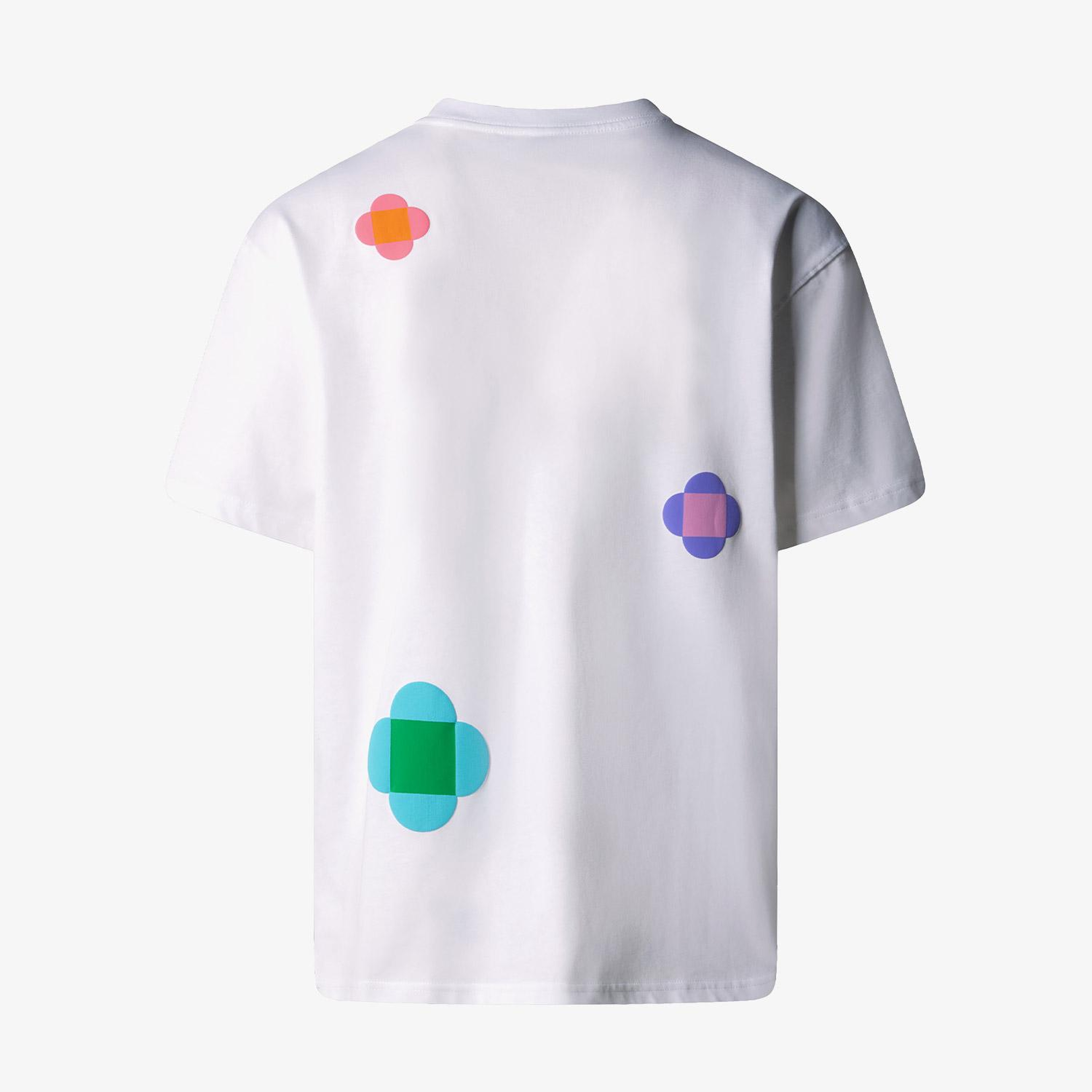 The North Face Yinka Ilori Lets Blosso Together Erkek Beyaz T-Shirt