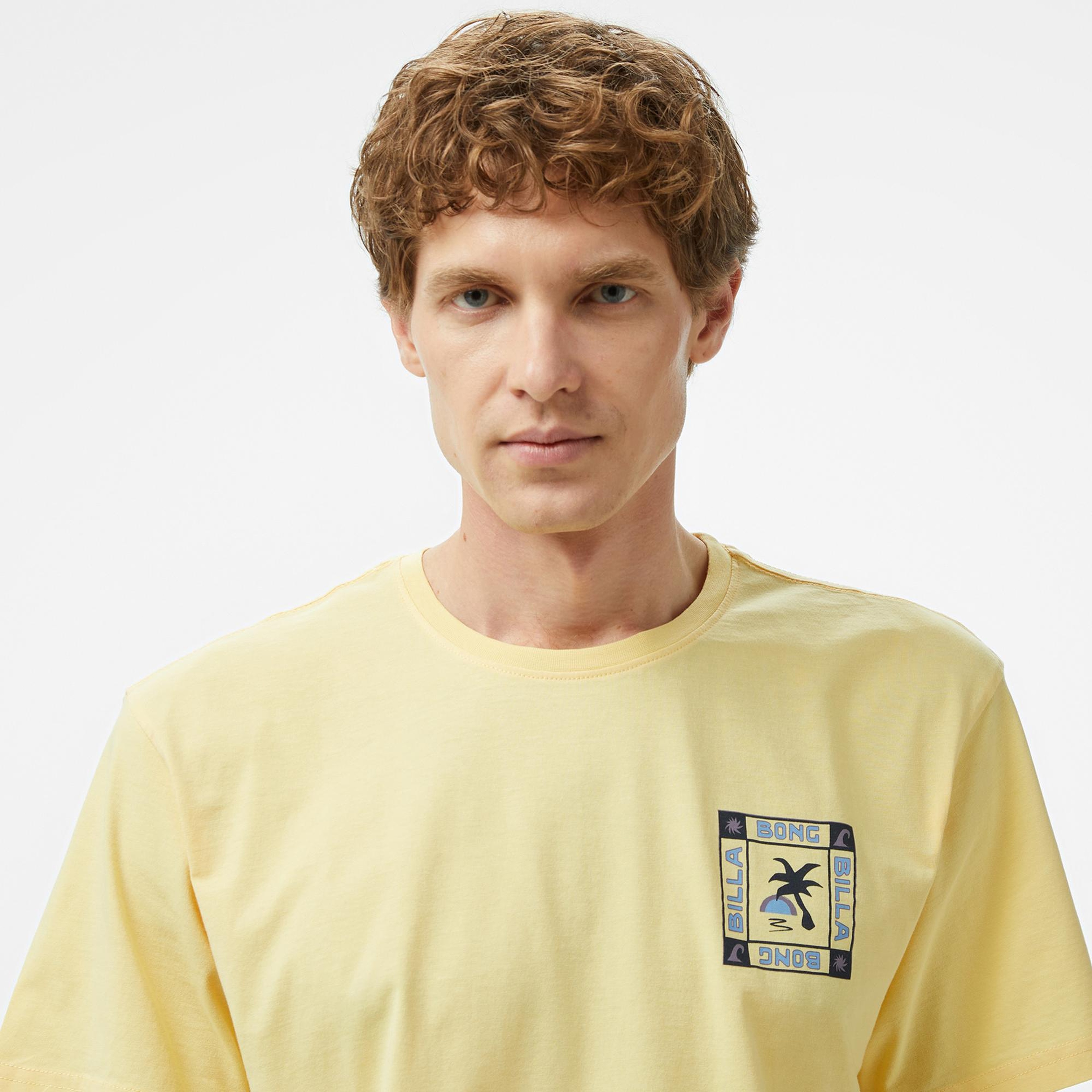 Billabong Window Premium Erkek Sarı T-Shirt