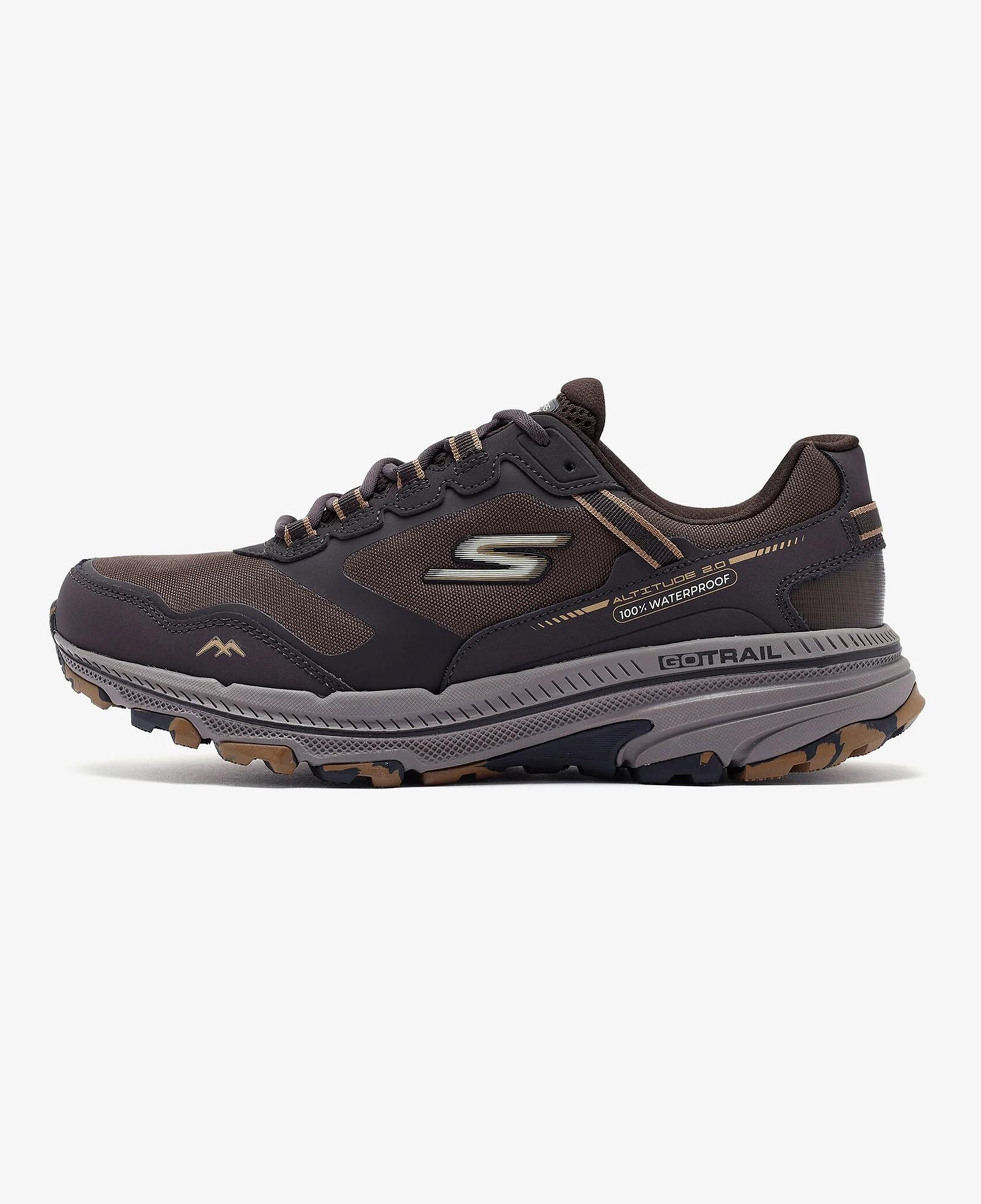 Skechers Go Run Altitude 2.0 Pine Redge Erkek Kahverengi Koşu Ayakkabısı