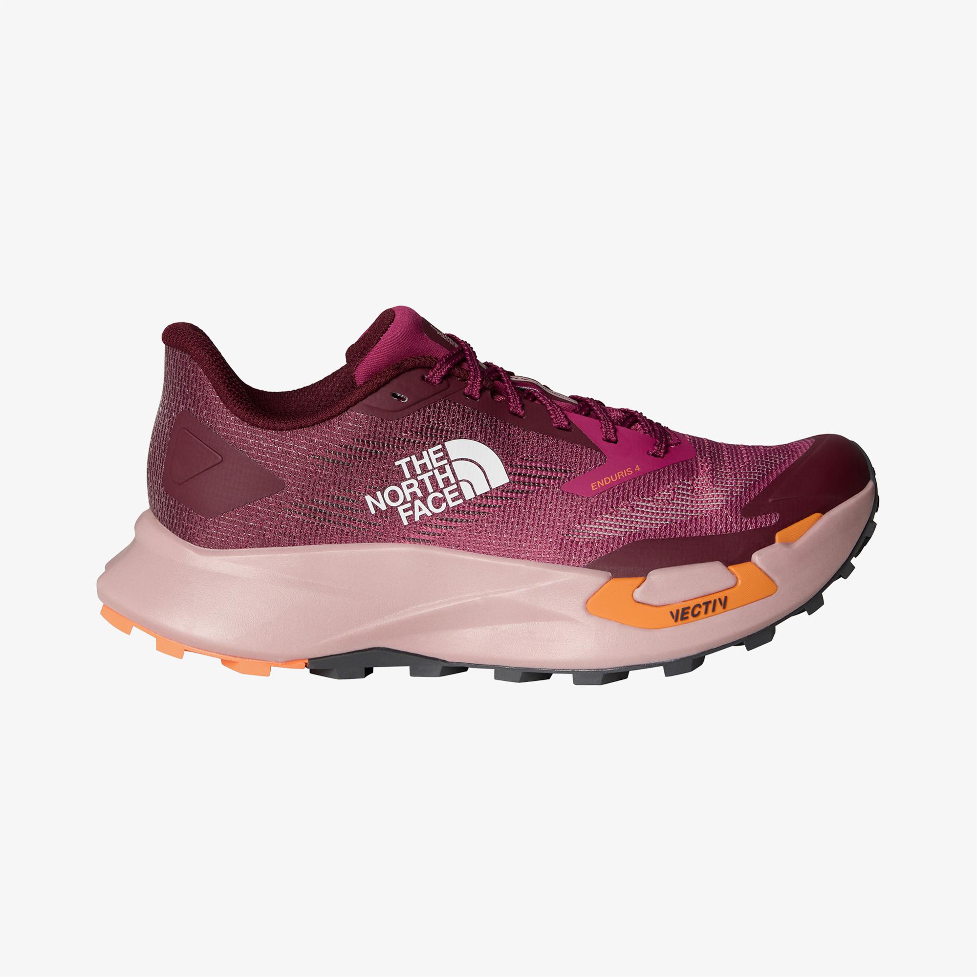 The North Face Vectiv Enduris 4 Kadın Bordo Koşu Ayakkabısı