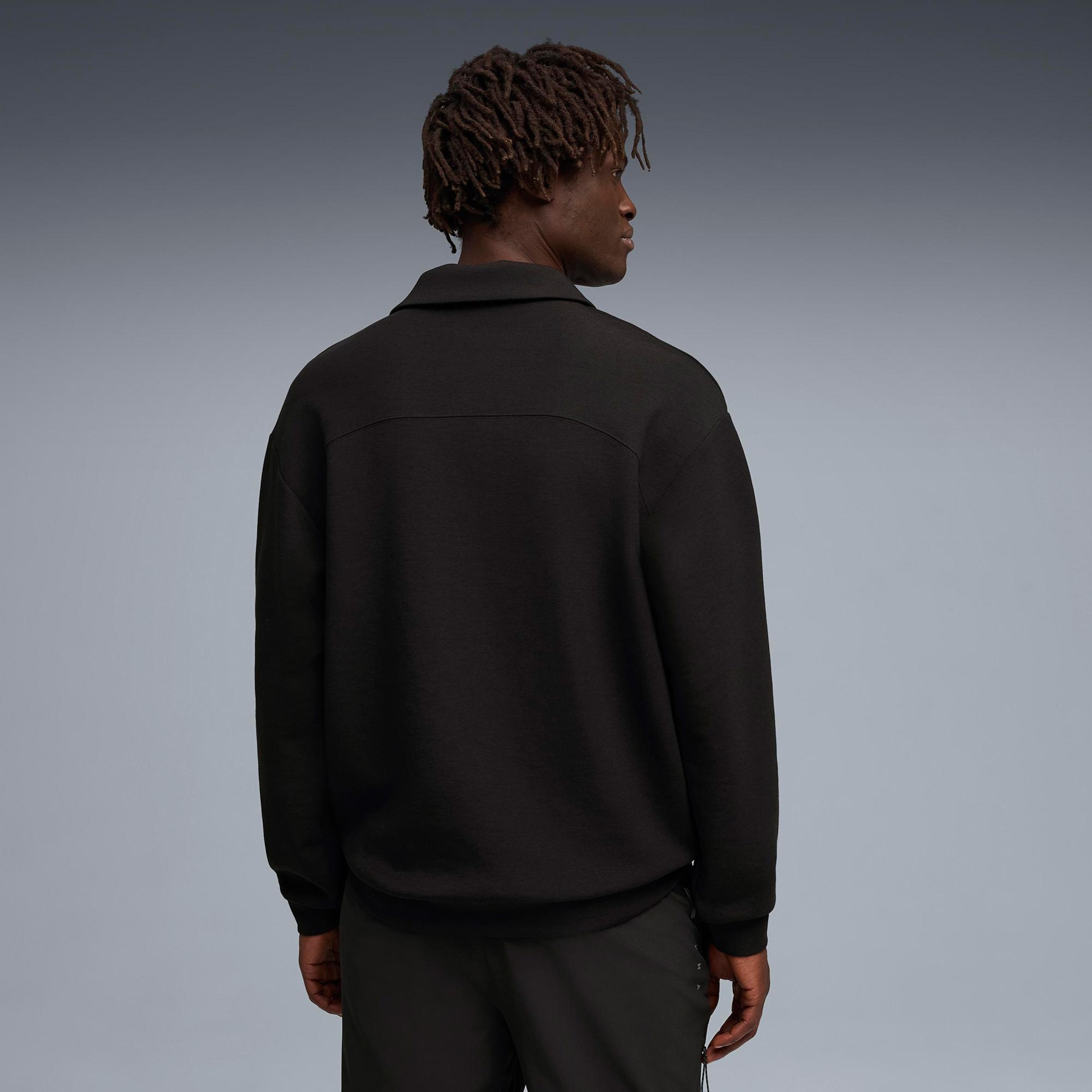 Puma Cloudspun Erkek Siyah Antrenman Polo