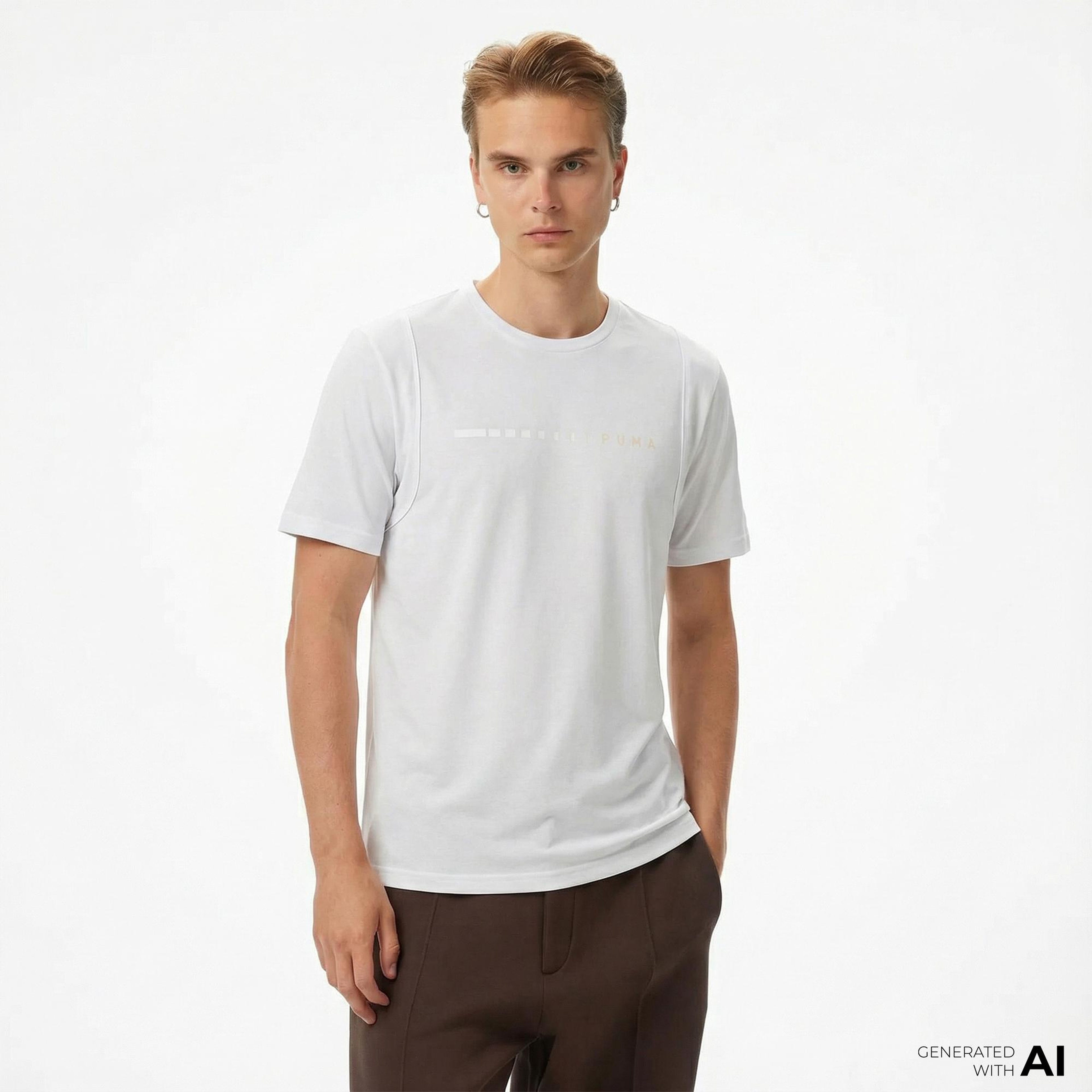 Puma Concept Unisex Gri T-Shirt