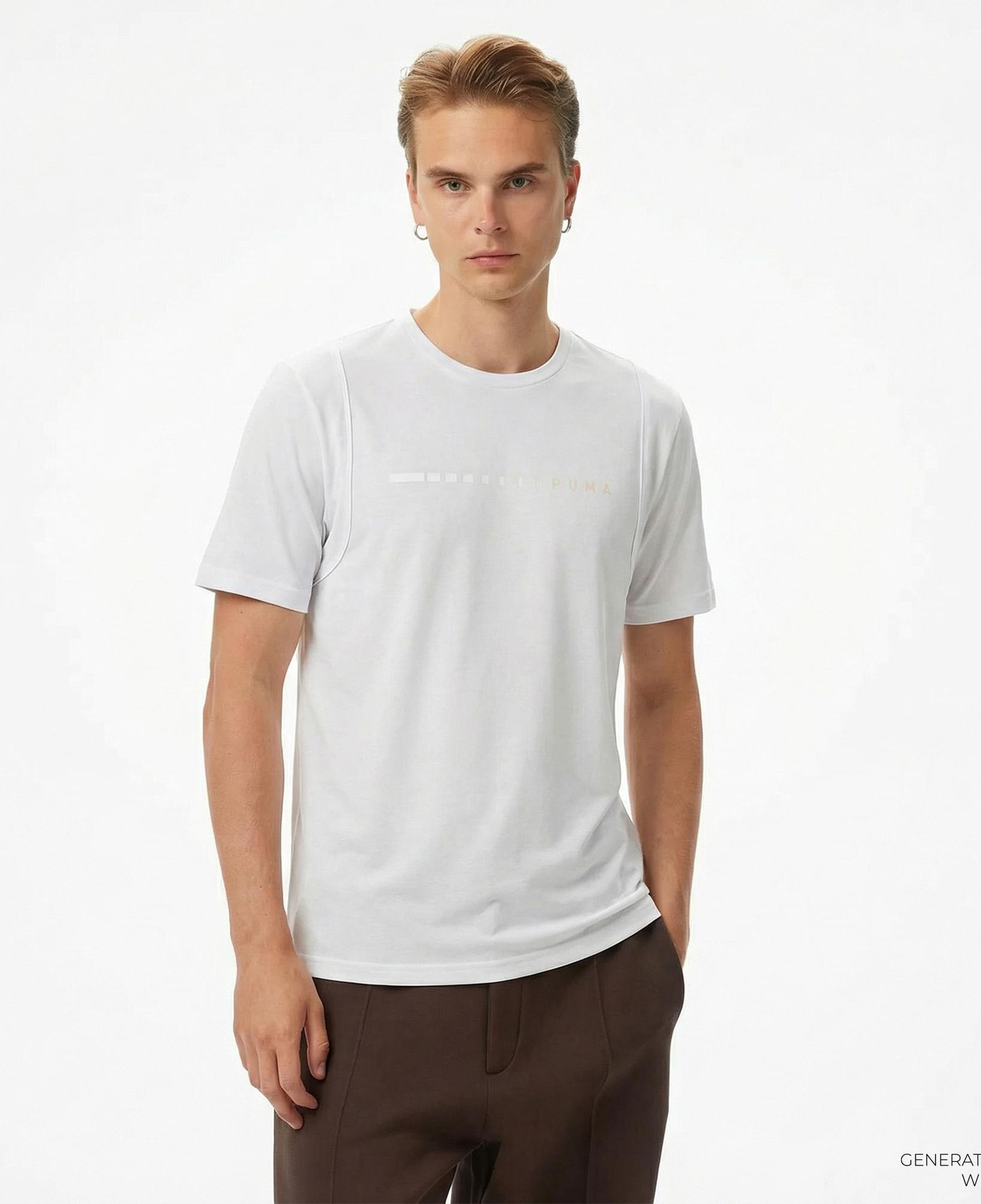 Puma Concept Unisex Gri T-Shirt