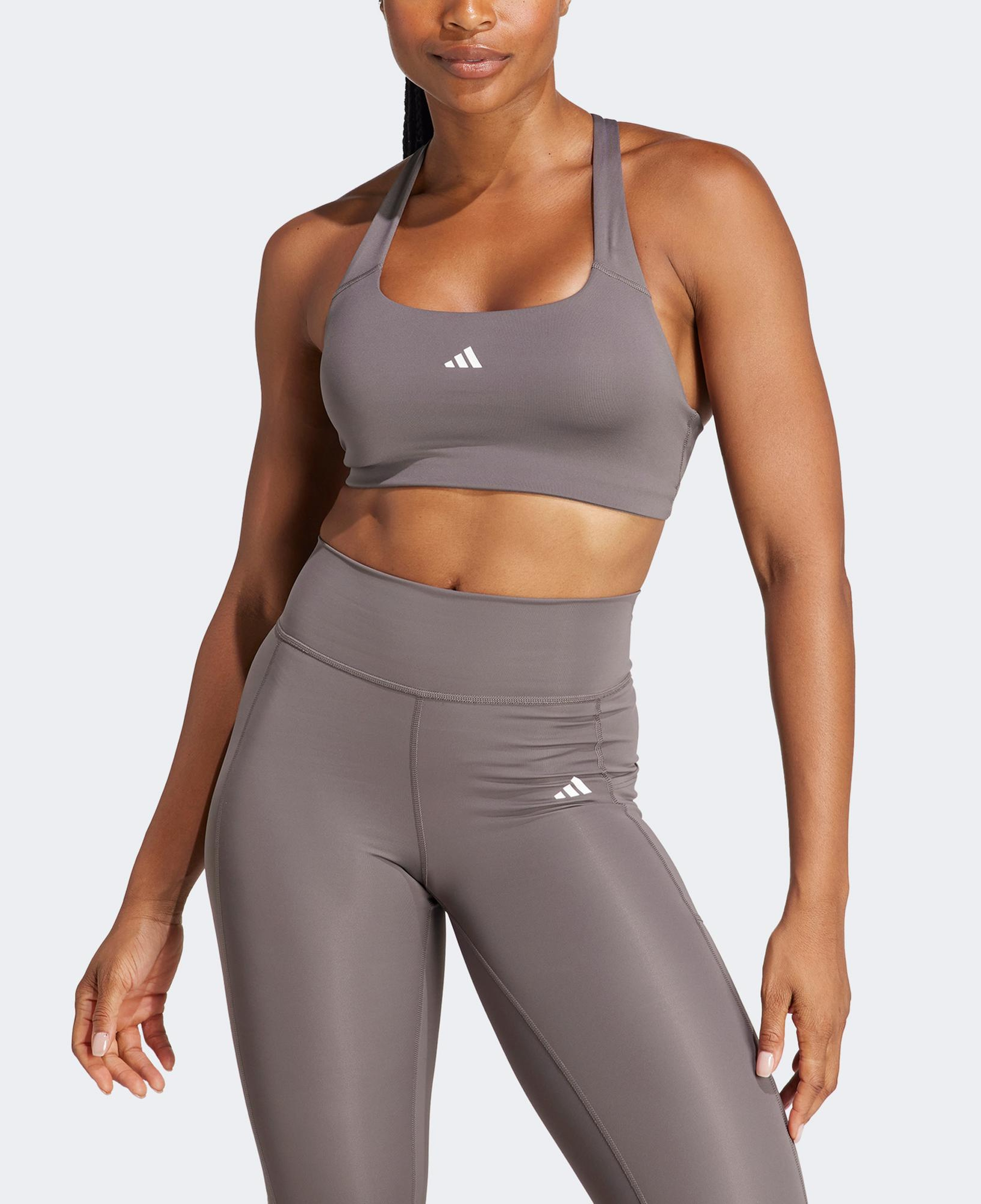 adidas Pwim Ms Bra Kadın Gri Antrenman Bra