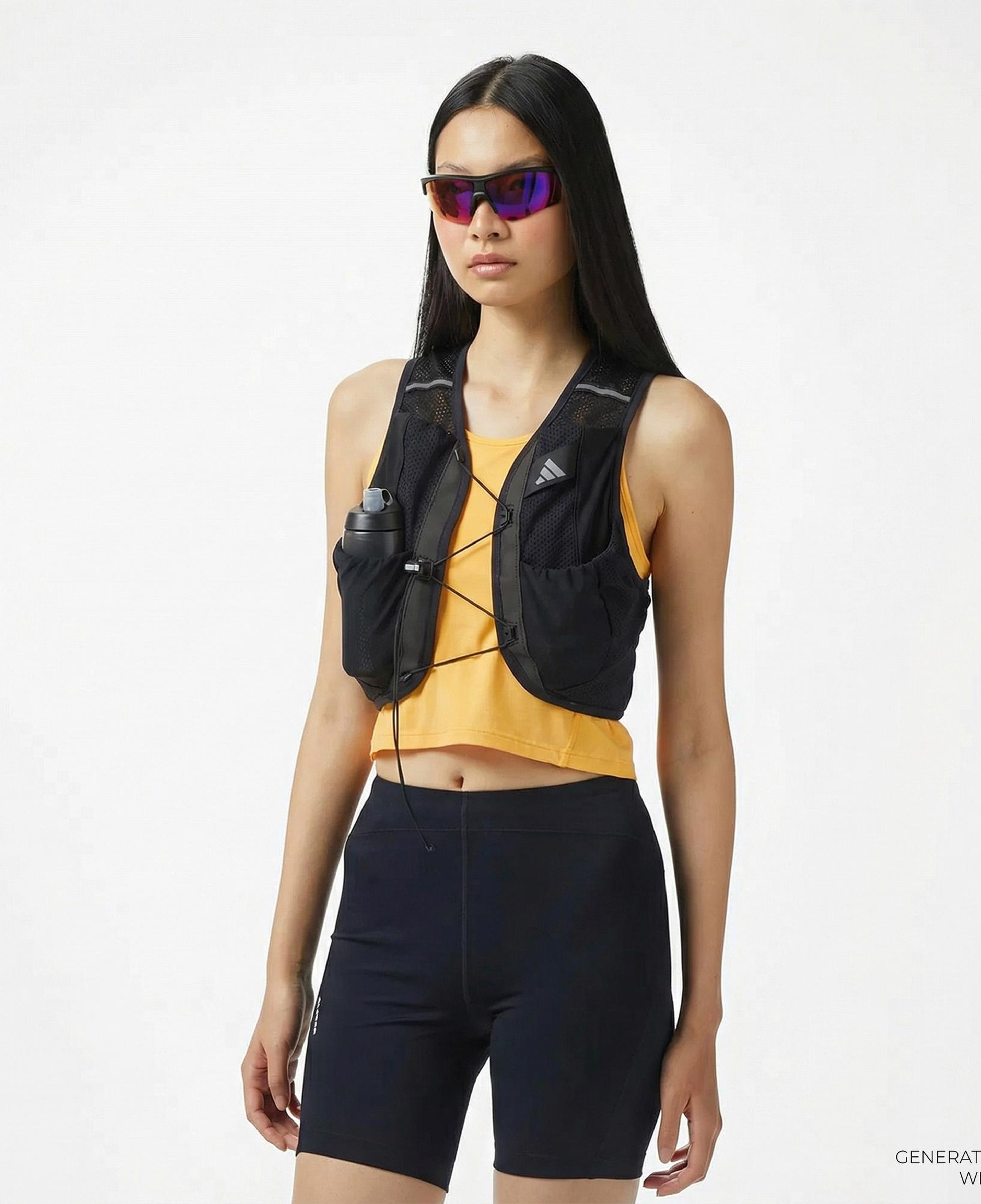 adidas Running Climacool Unisex Siyah Koşu Yeleği