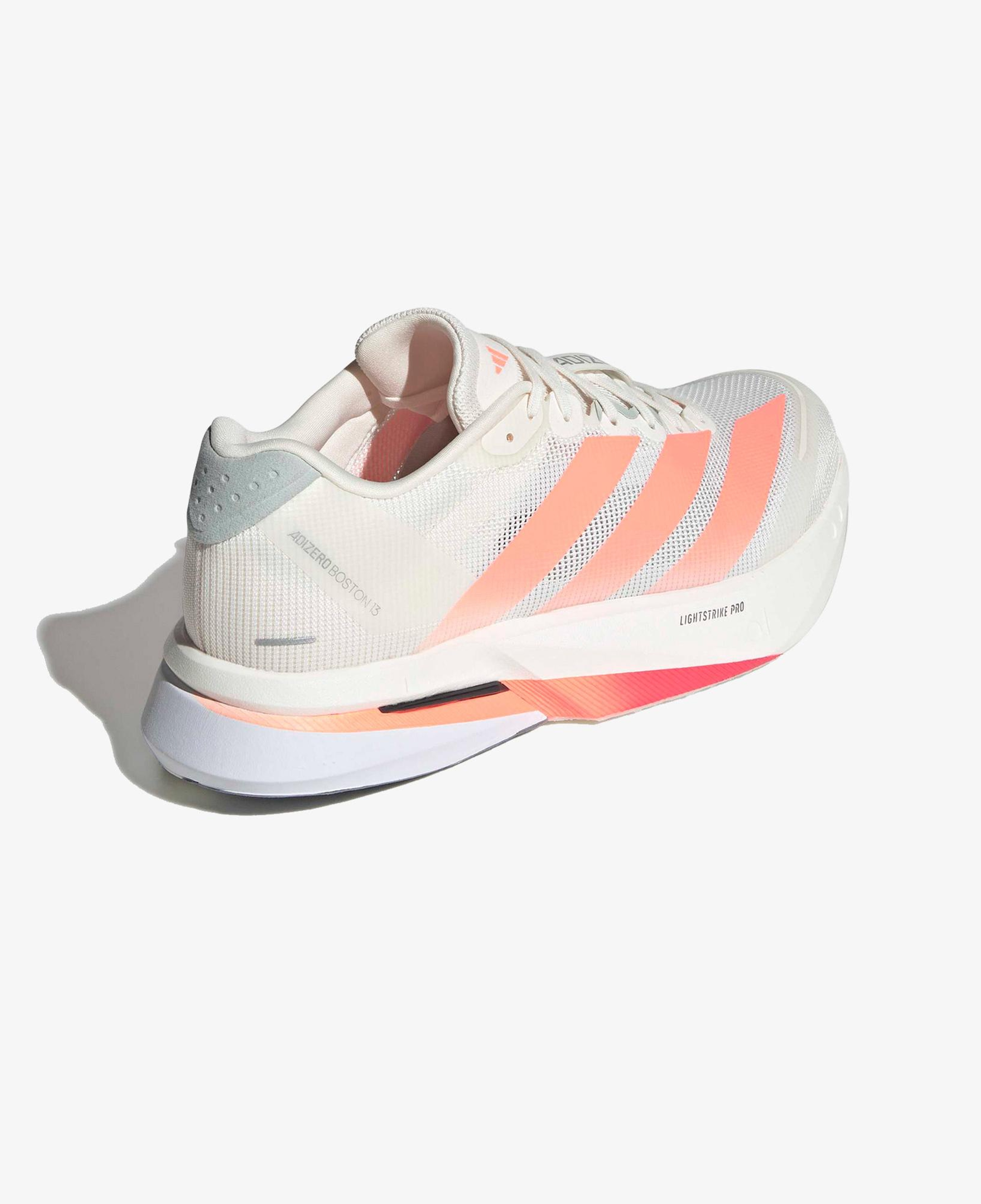 adidas Adizero Boston 13 Erkek Beyaz Koşu Ayakkabısı