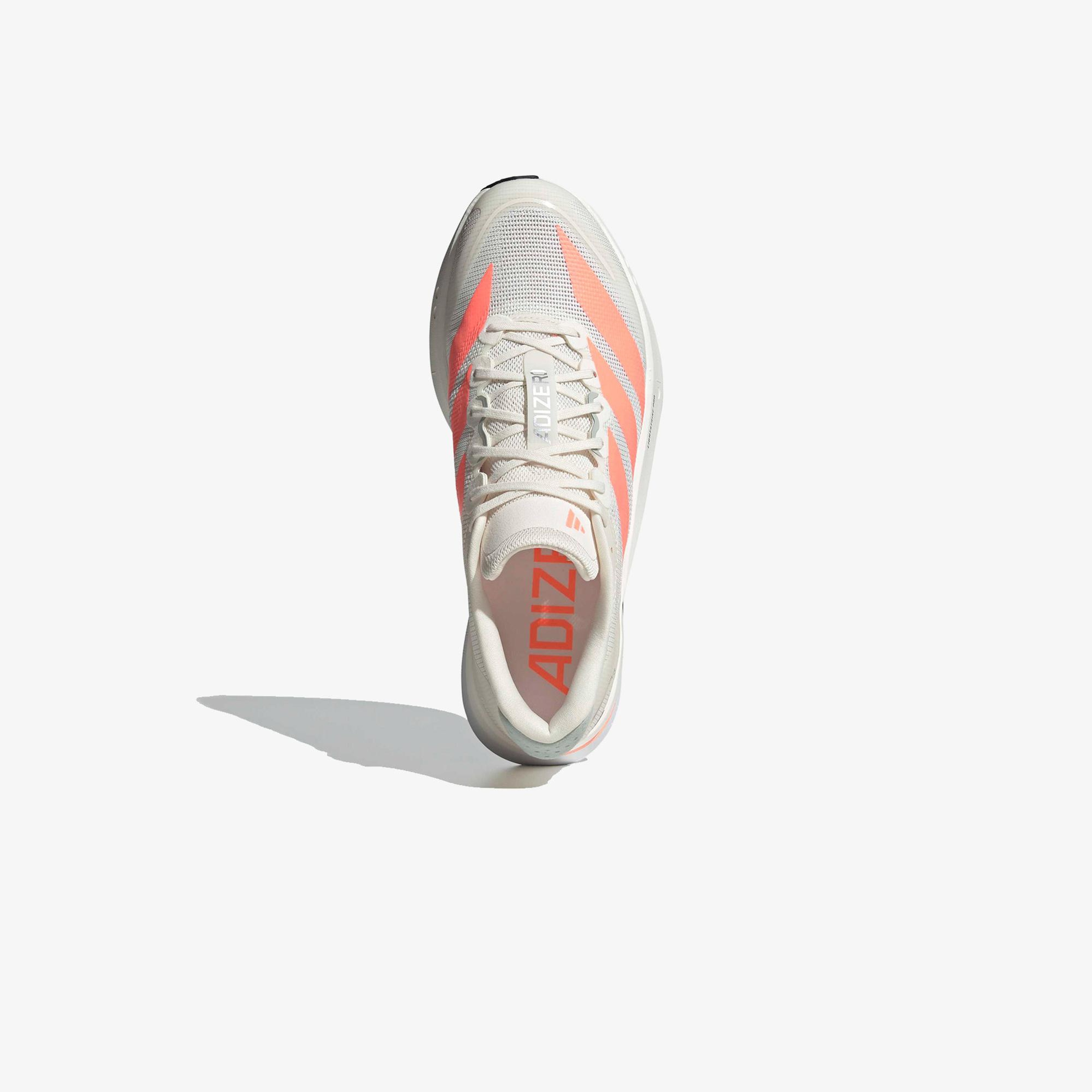 adidas Adizero Boston 13 Erkek Beyaz Koşu Ayakkabısı