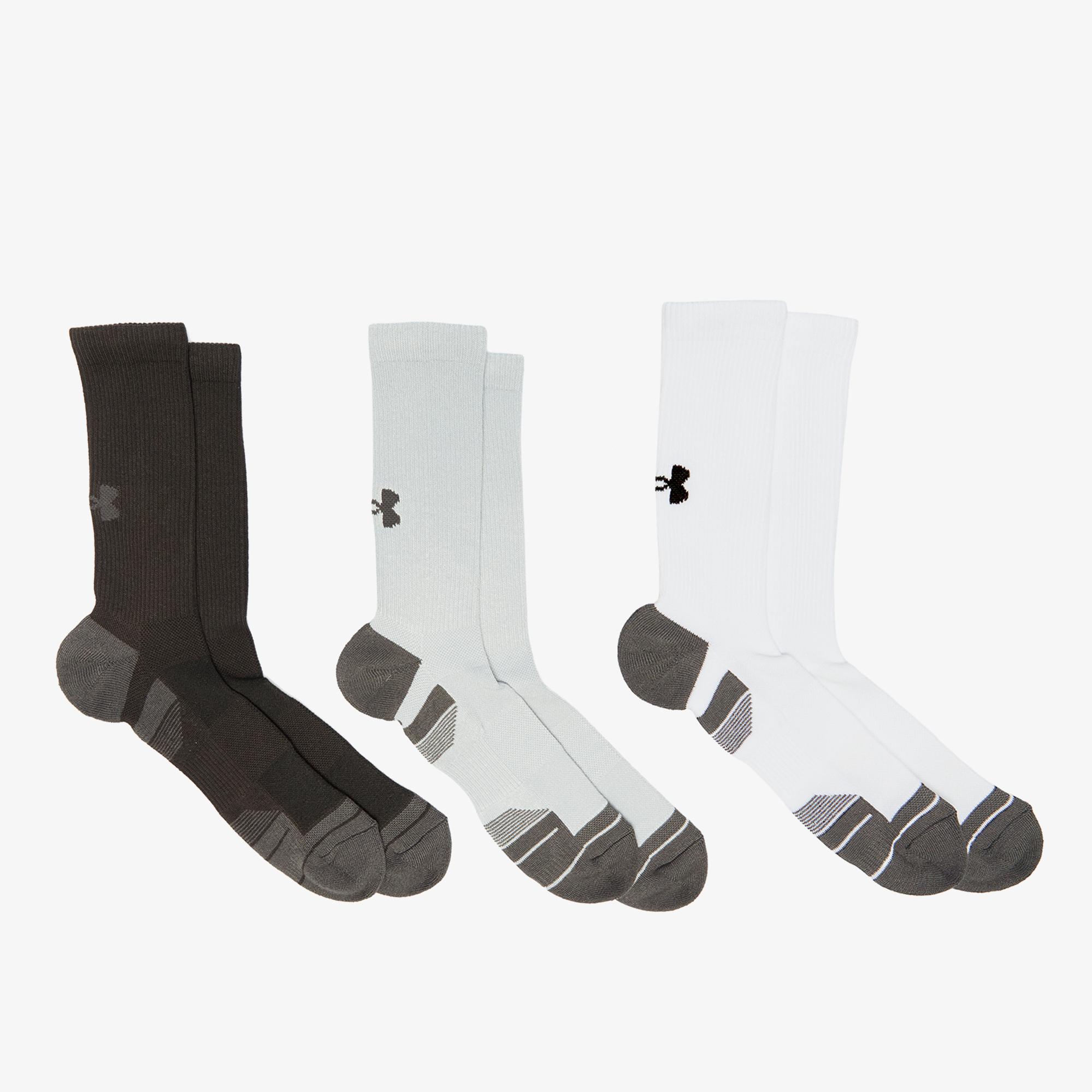 Under Armour Performance Tech 3lü Crew Unisex Renkli Çorap