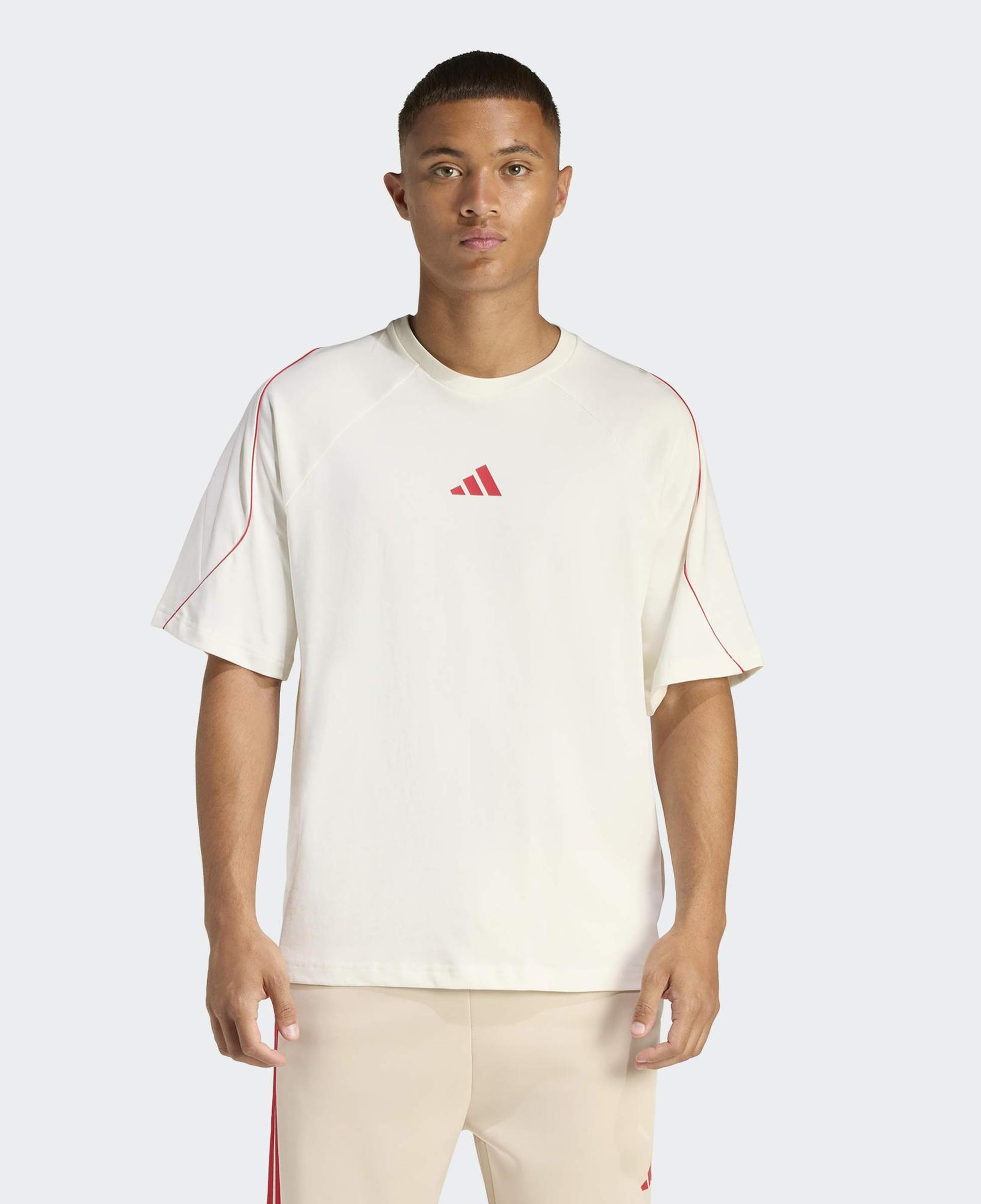 adidas Stadium Erkek Beyaz Antrenman T-Shirt