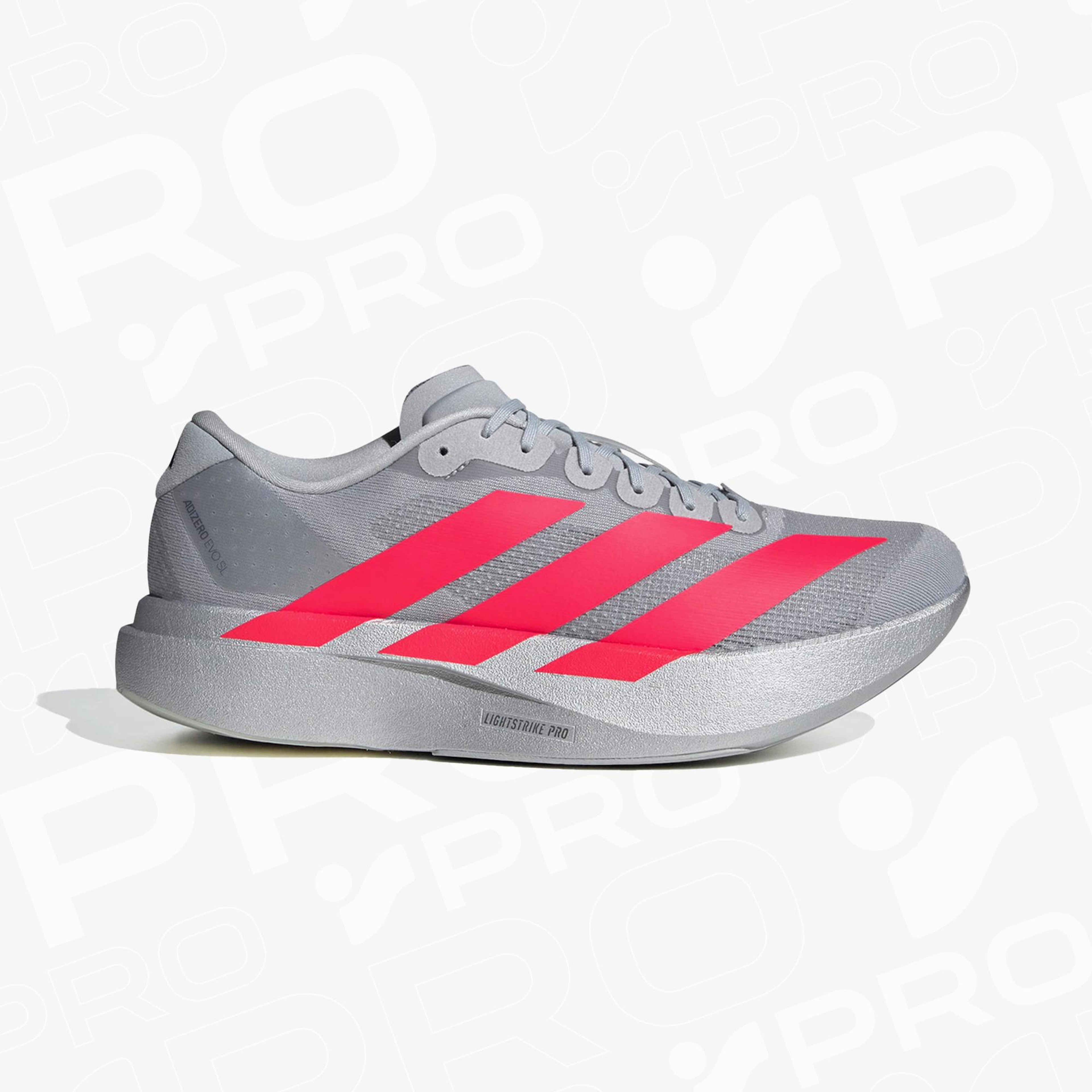 adidas Adizero Evo Sl Erkek Gri Koşu Ayakkabısı