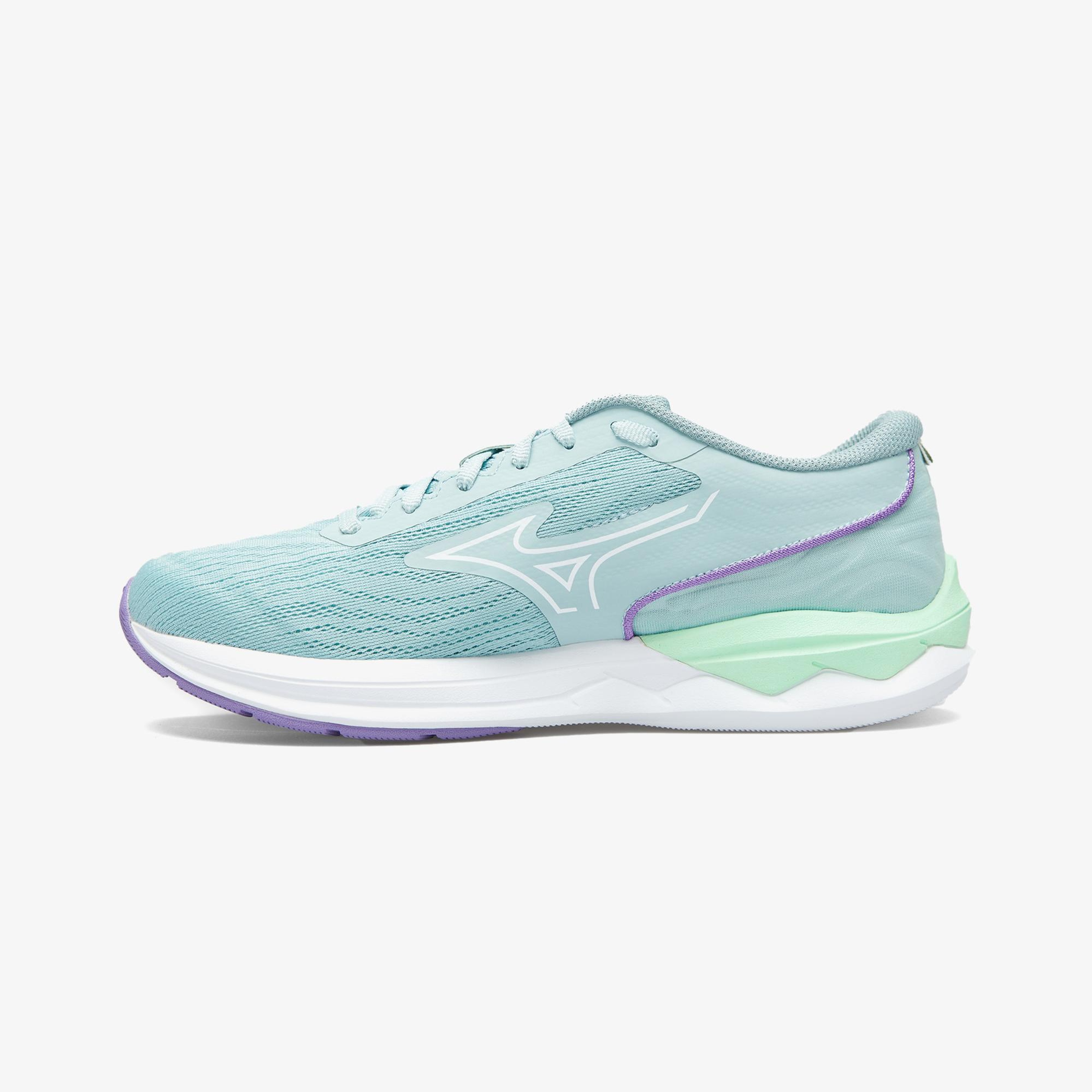 Mizuno Wave Revolt 3 Kadın Gri Koşu Ayakkabısı