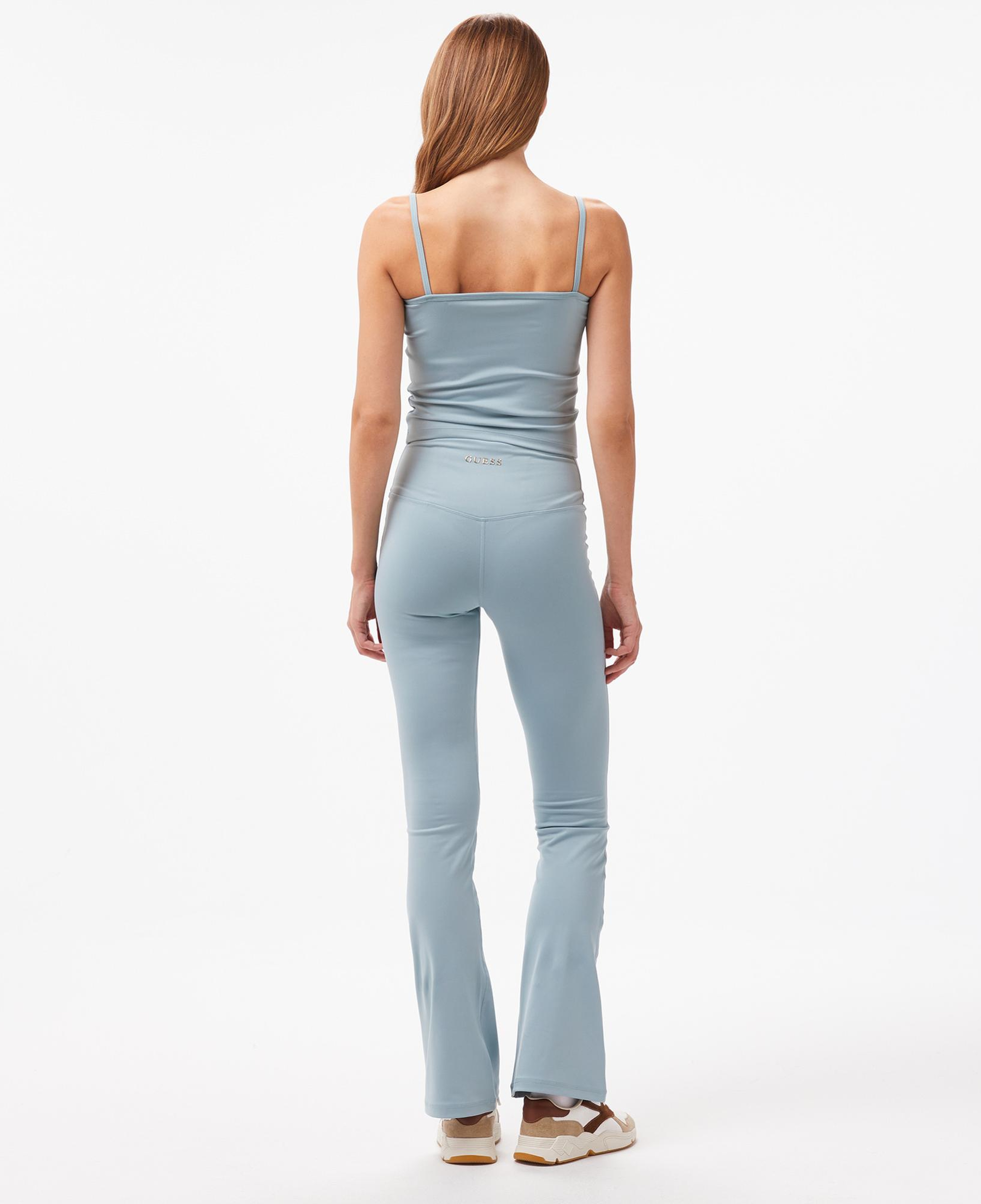 Guess Marika Mini Flare Le Poly Peach Microfiber 260 Kadın Mavi Tayt