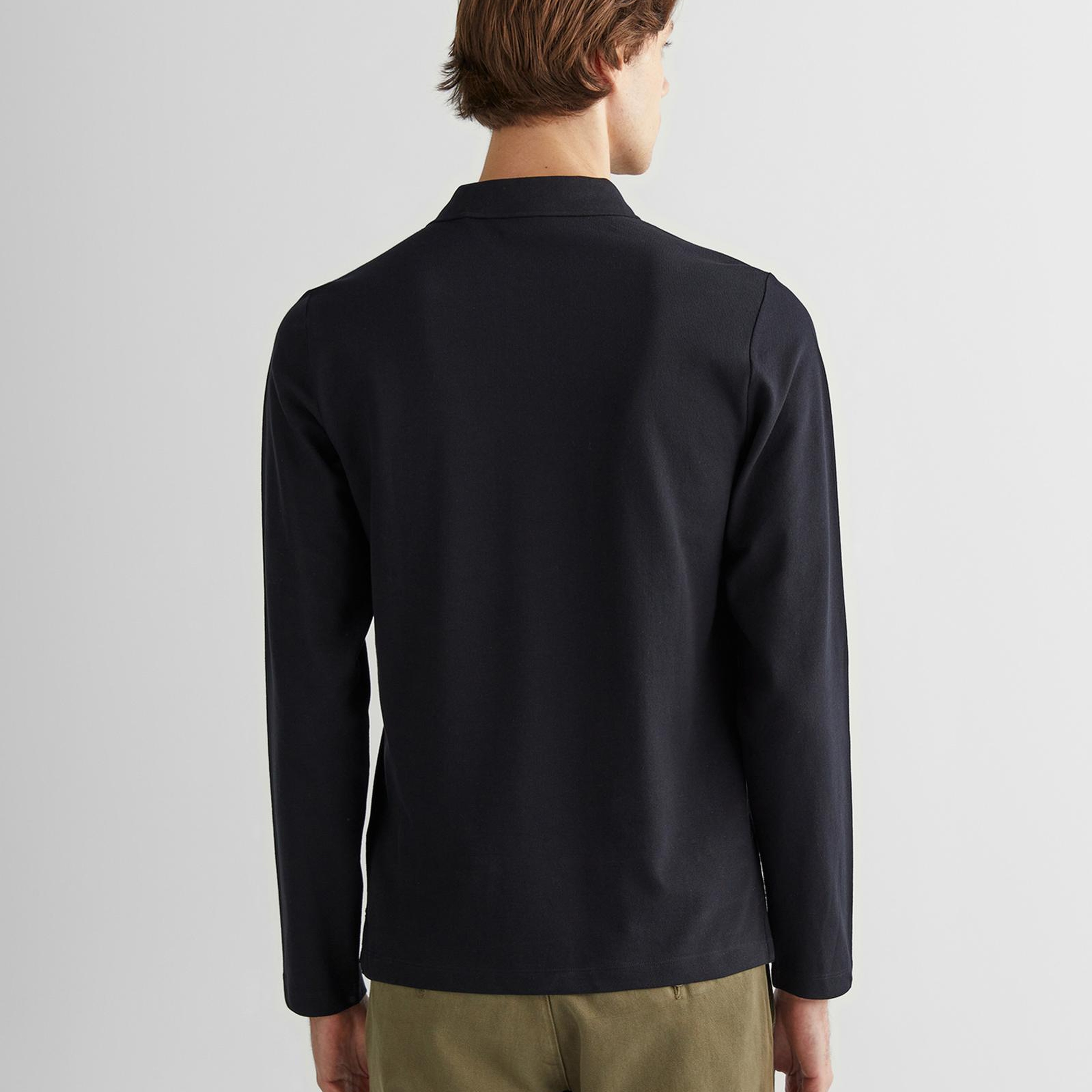 GANT Erkek Siyah Regular Fit Logolu Polo