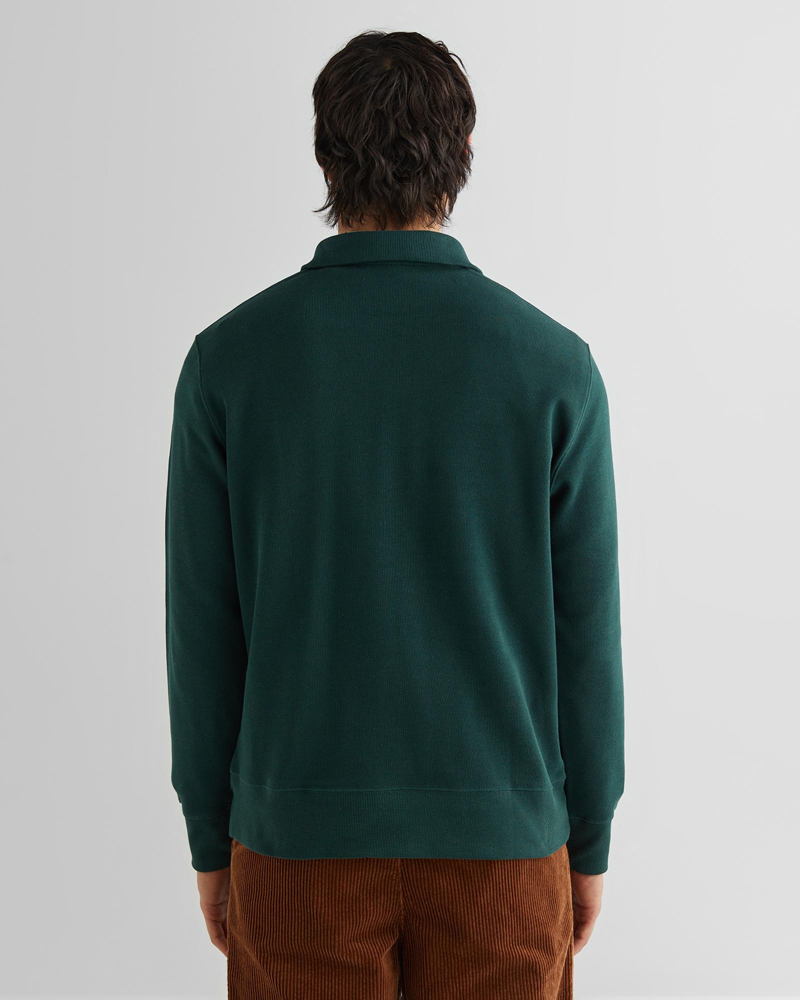 GANT Erkek Yeşil Regular Fit Yarım Fermuarlı Sweatshirt