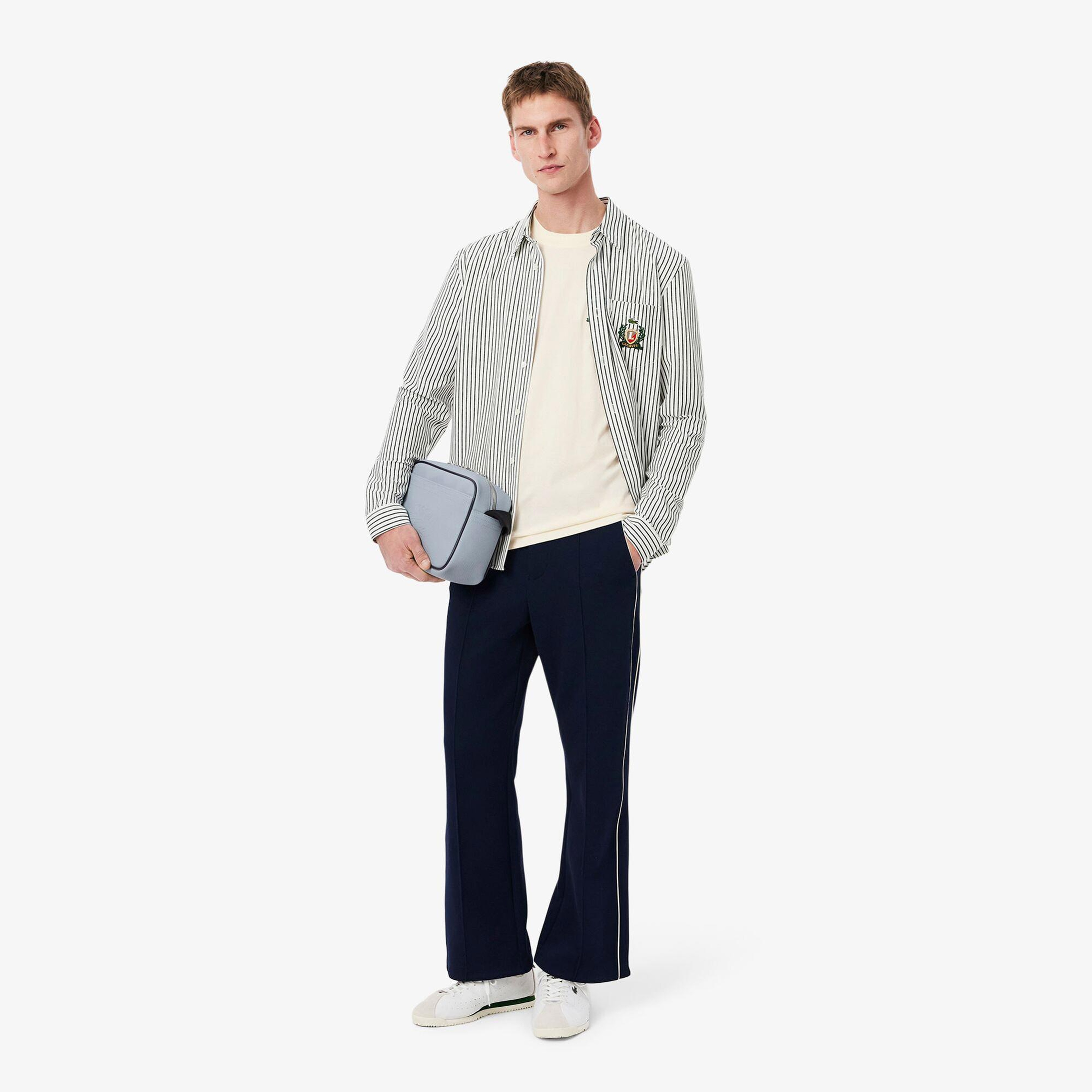 Erkek Classic Fit Bisiklet Yaka Krem T-Shirt