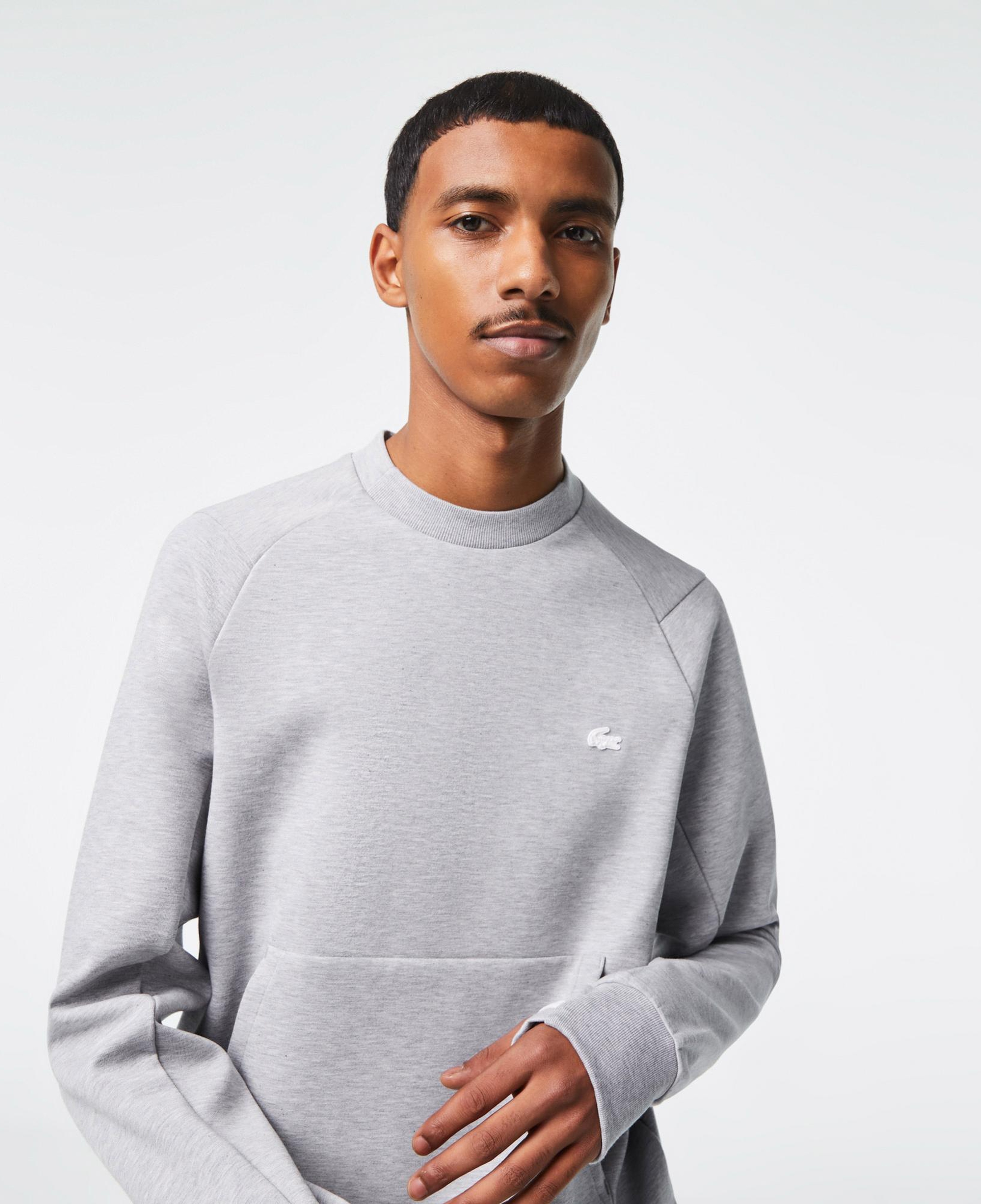 Erkek Classic Fit Bisiklet Yaka Gri Sweatshirt