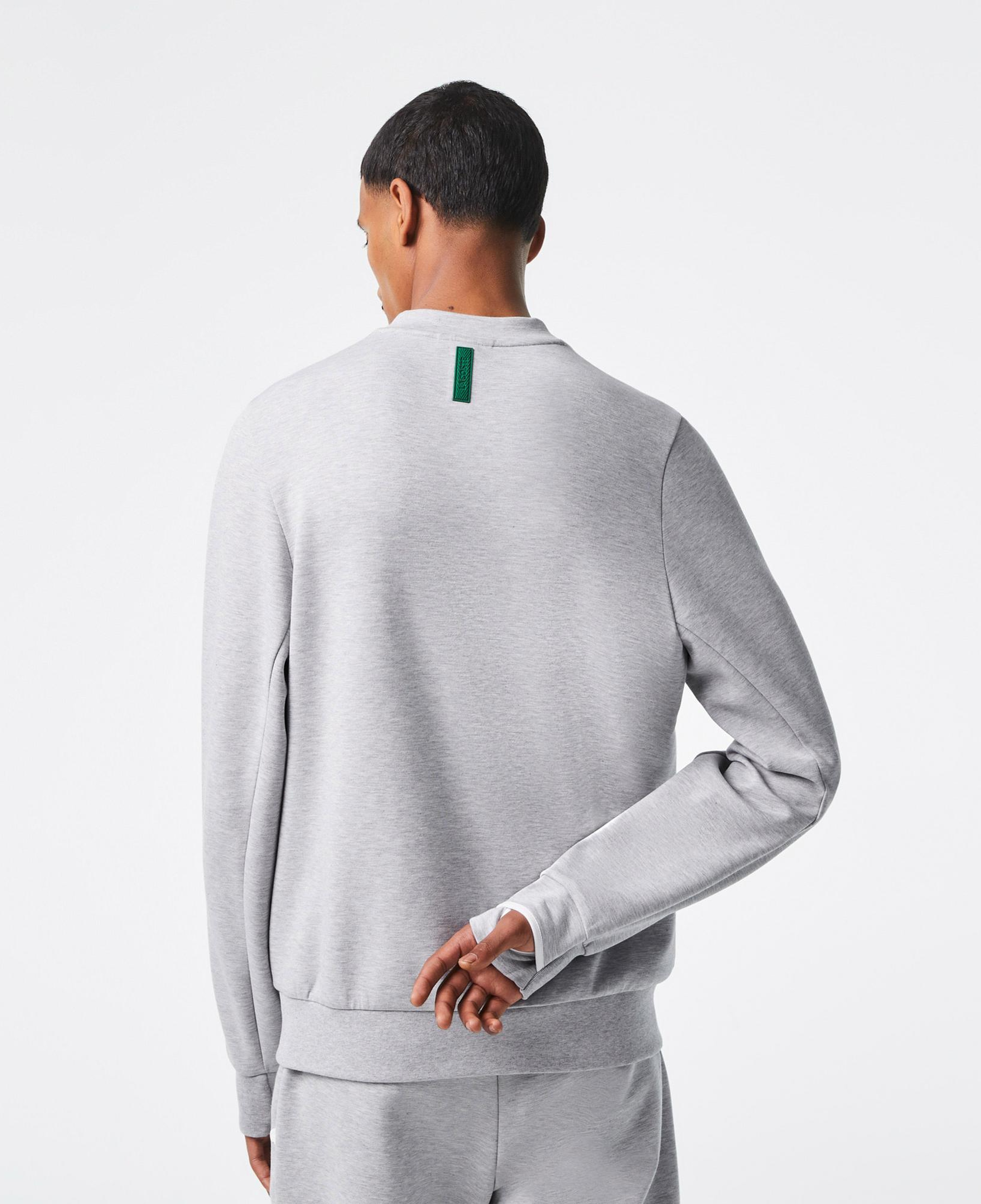 Erkek Classic Fit Bisiklet Yaka Gri Sweatshirt