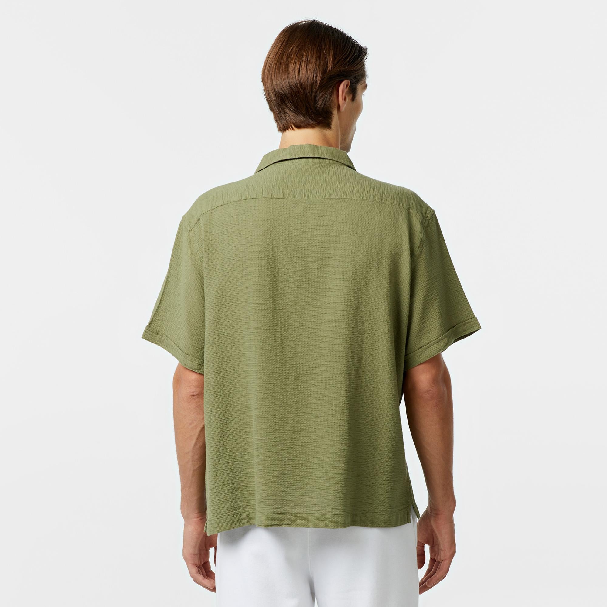 UNITED4 Classic Erkek Haki Gömlek