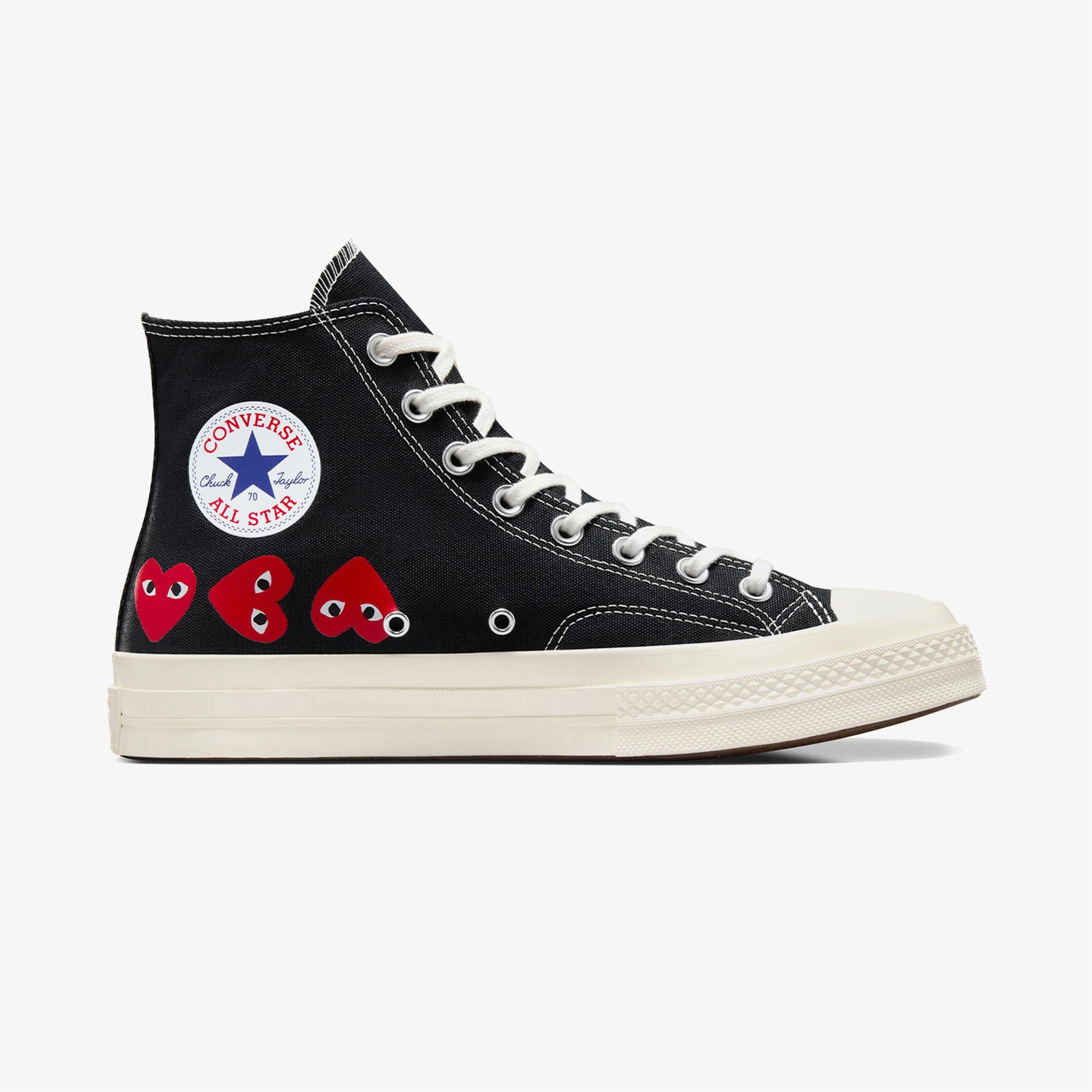 Converse X Comme Des Garçons Play Chuck 70 Unisex Siyah Sneaker