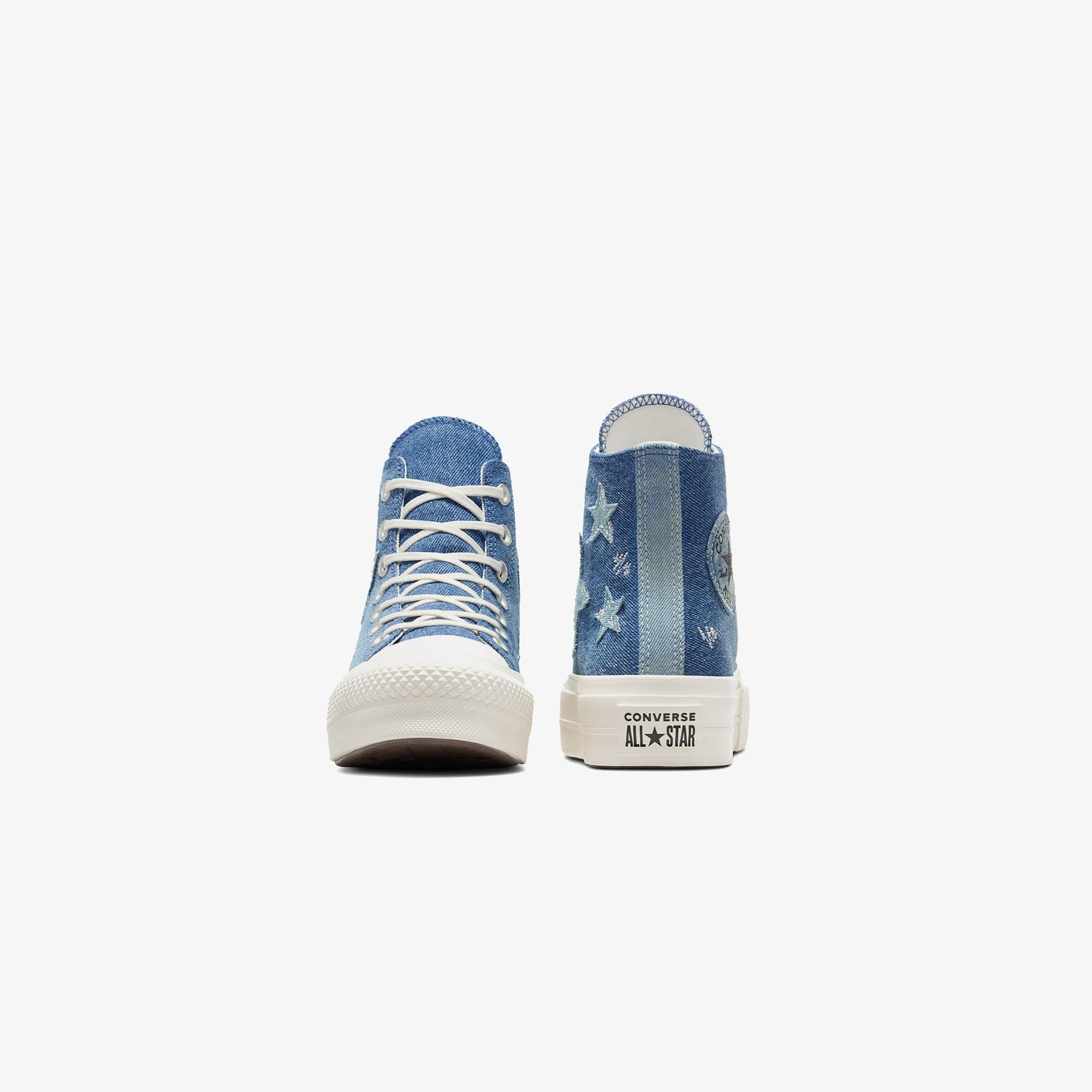 Converse Chuck Taylor All Star Lift Kadın Lacivert Denim Platform Sneaker