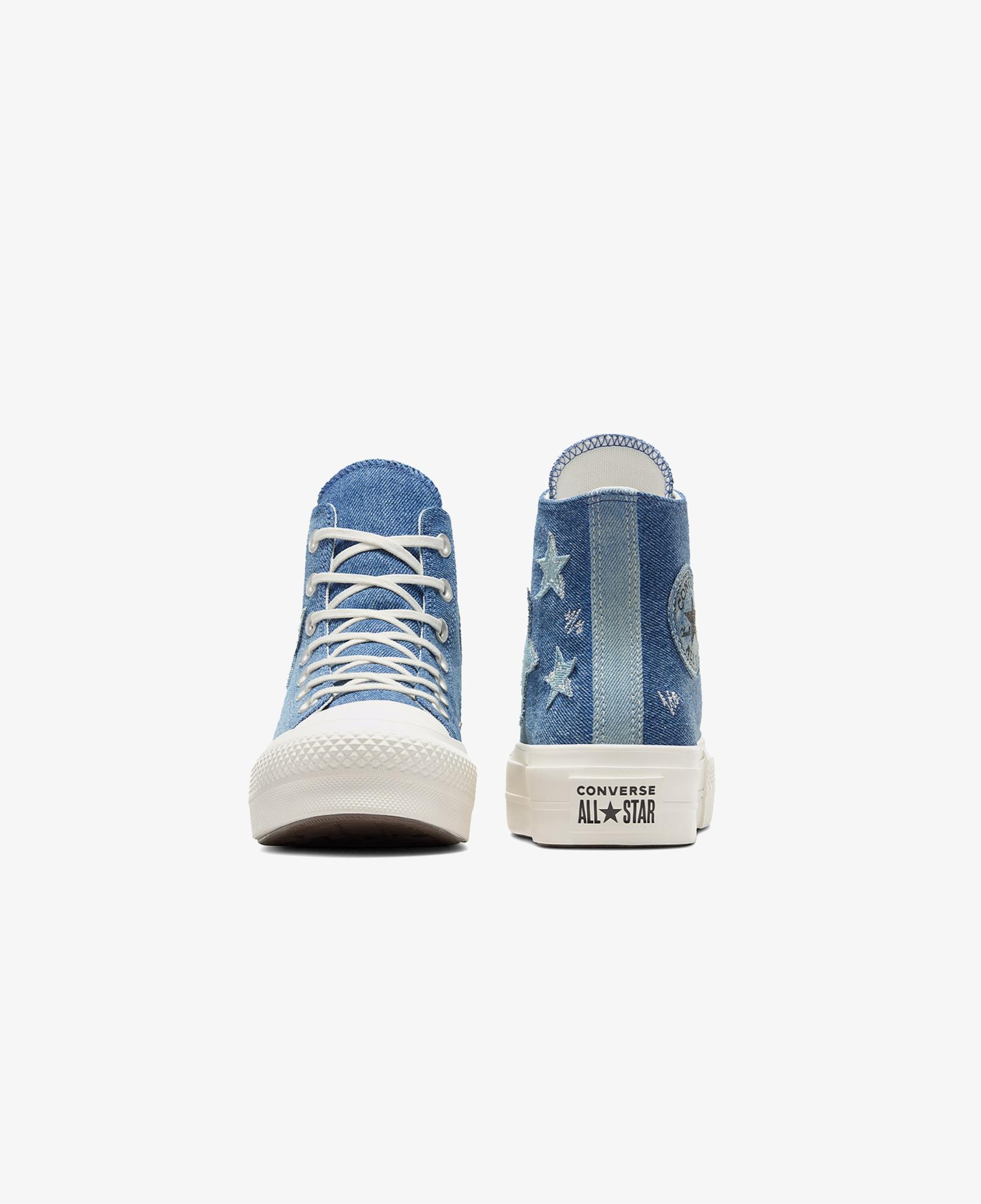 Converse Chuck Taylor All Star Lift Kadın Lacivert Denim Platform Sneaker