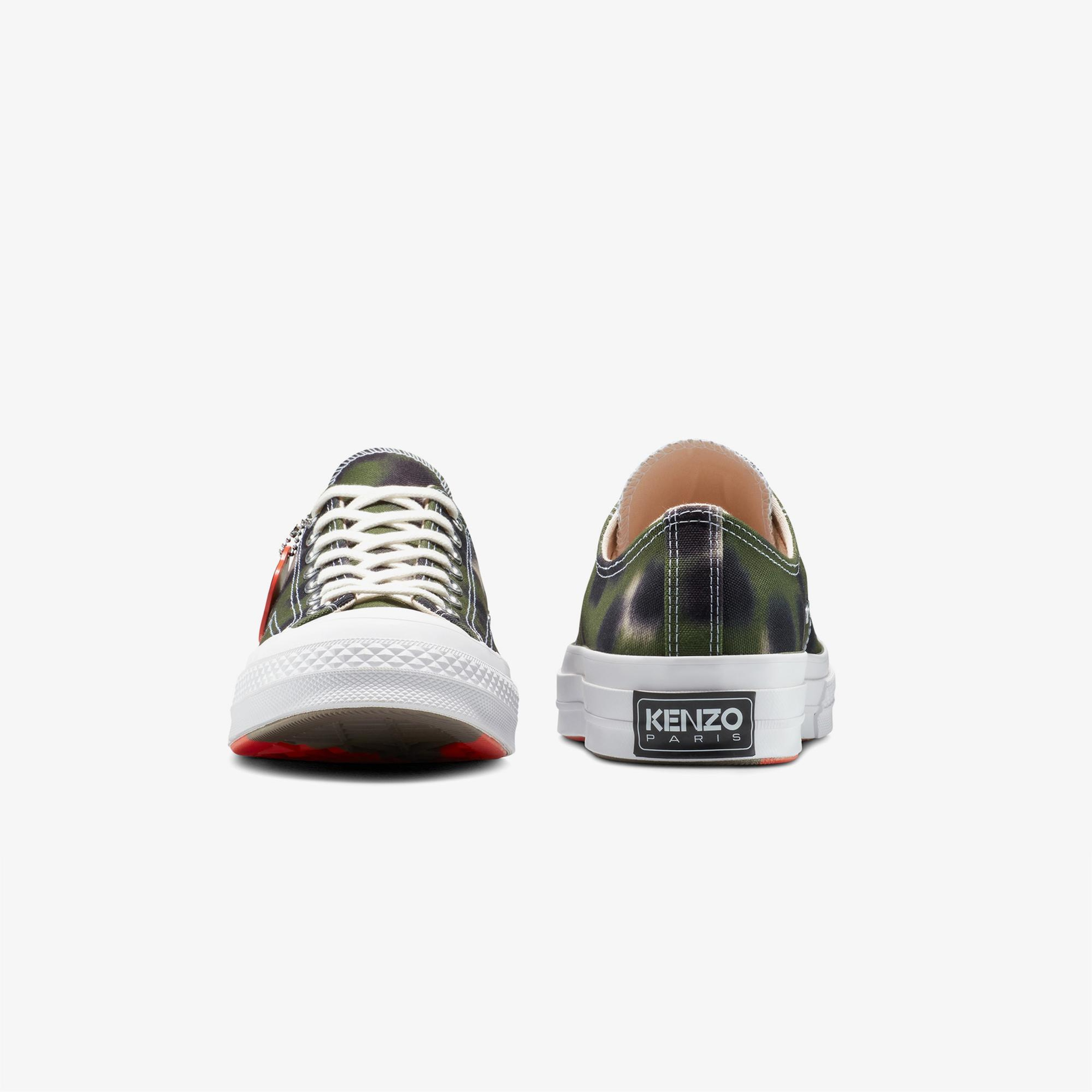 Converse x Kenzo Unisex Yeşil Chuck 70 Sneaker