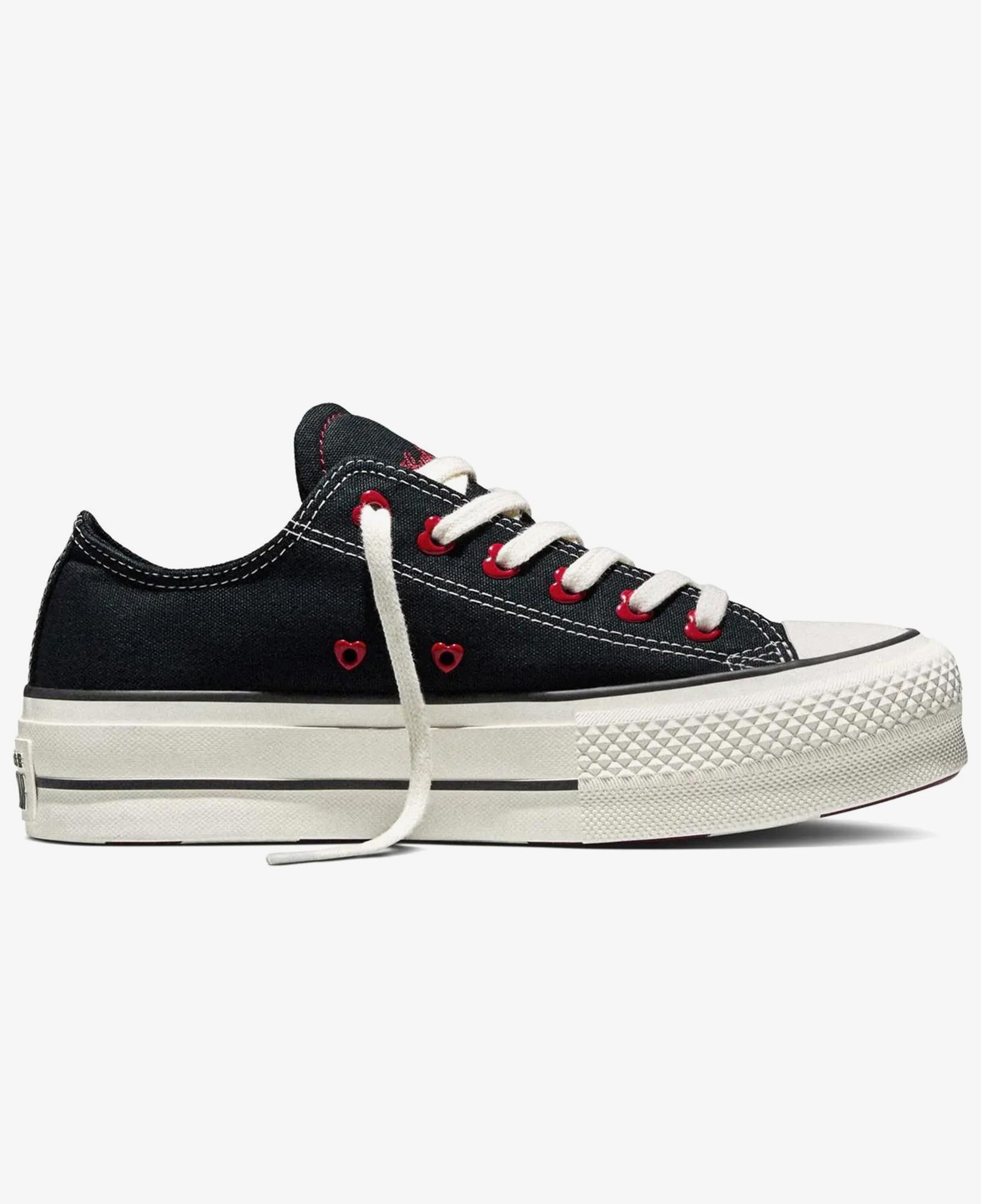Converse Valentine's Day Chuck Taylor All Star Lift Kadın Siyah Sneaker
