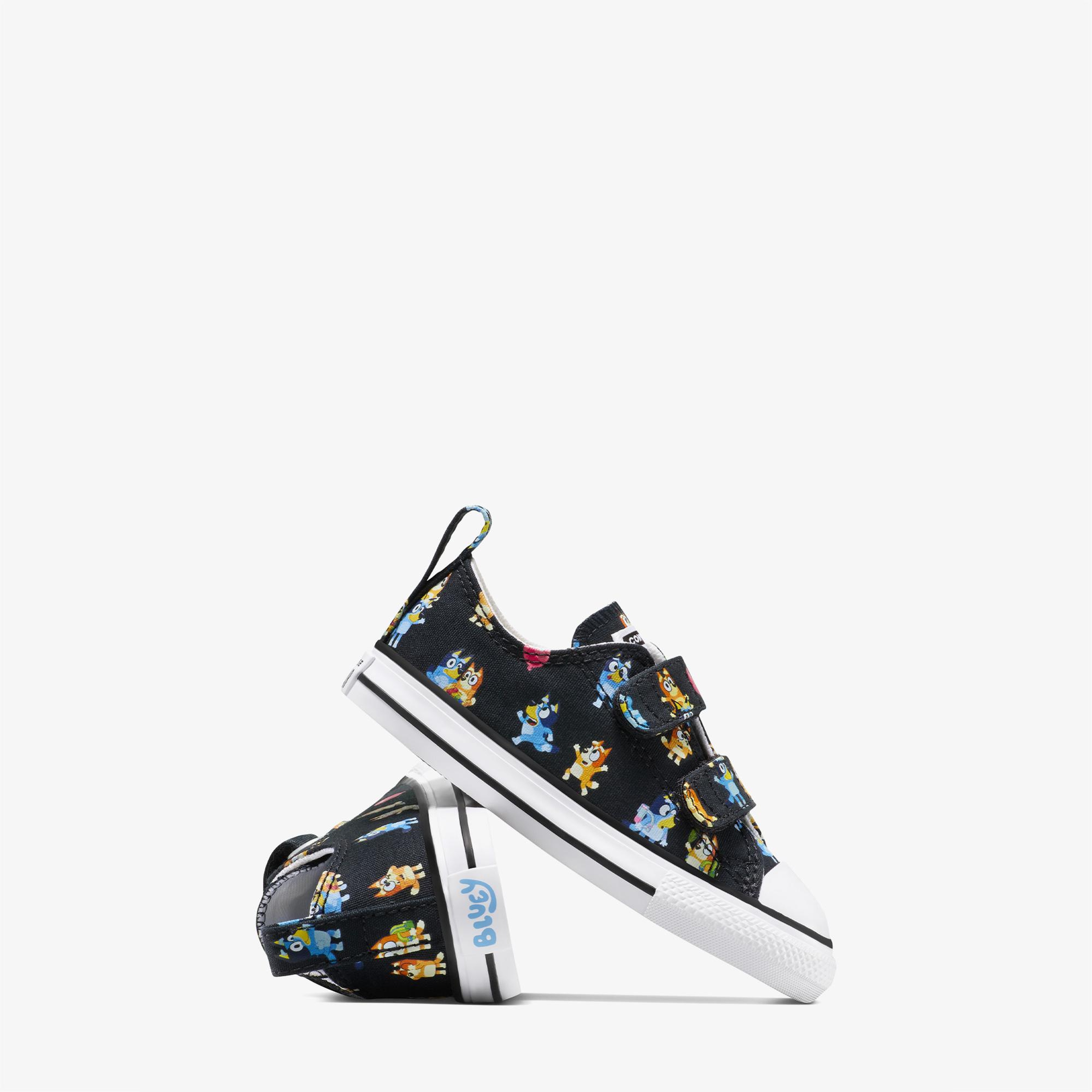 Converse x Bluey Chuck Taylor All Star 2V Bebek Siyah Sneaker