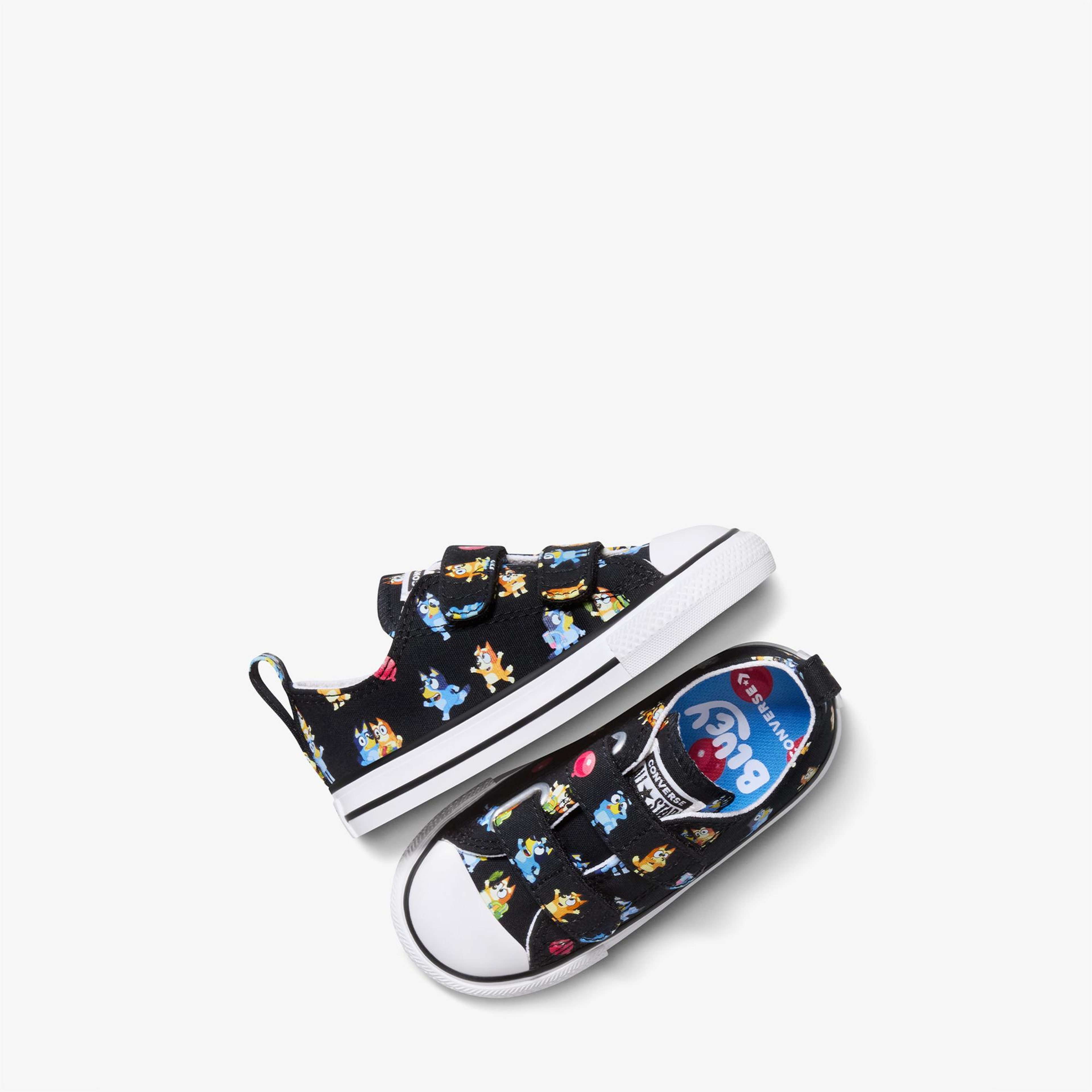 Converse x Bluey Chuck Taylor All Star 2V Bebek Siyah Sneaker