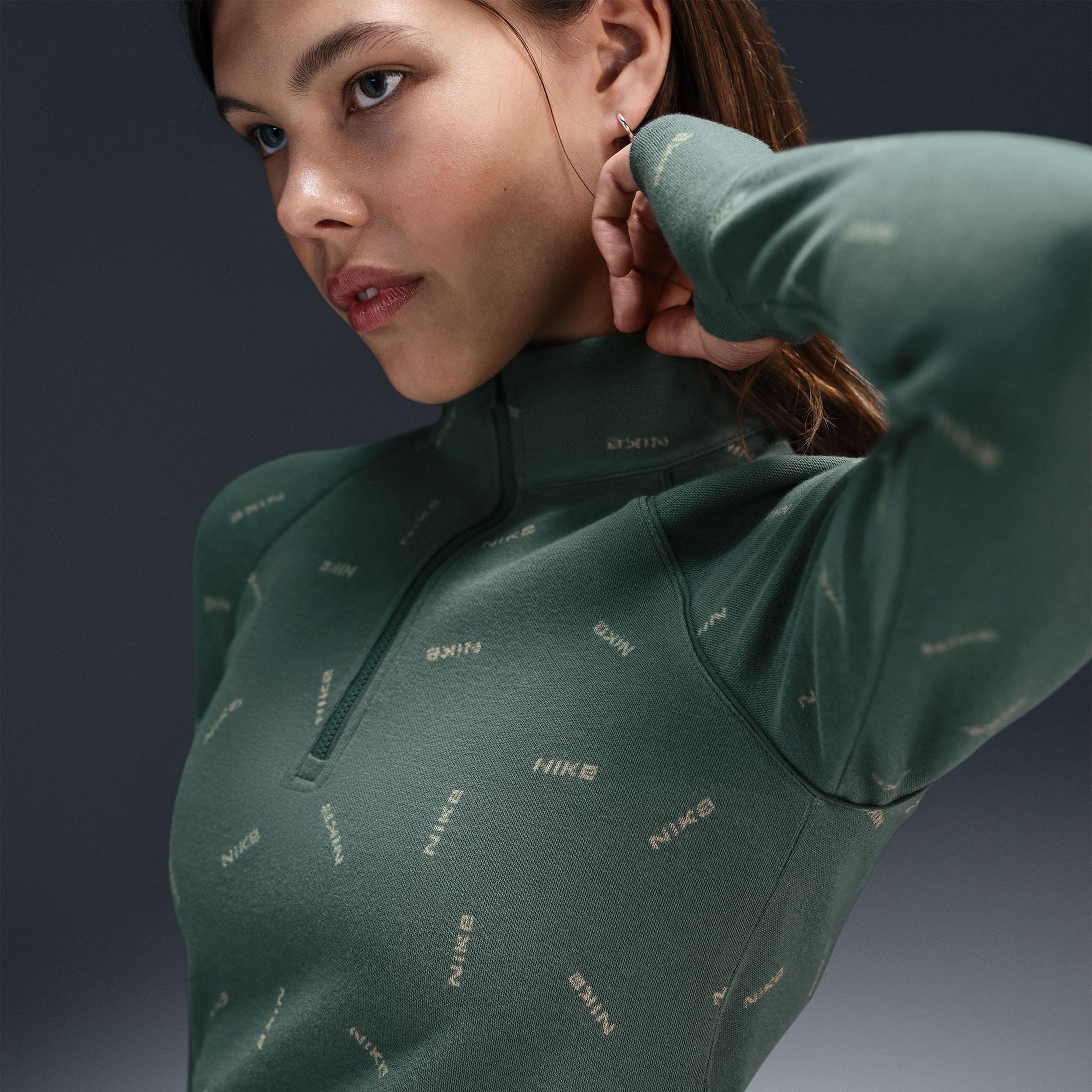 Nike Sportswear Collection Kadın Yeşil Uzun Kollu T-Shirt