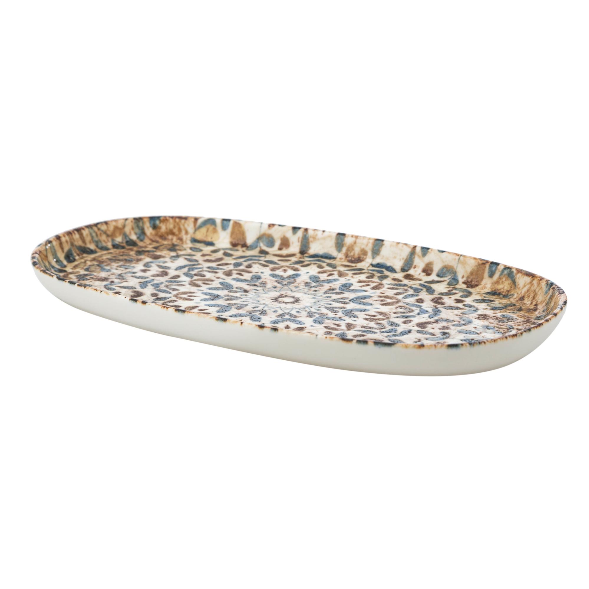 EPHESUS DÜZ KAYIK TABAK 25CM