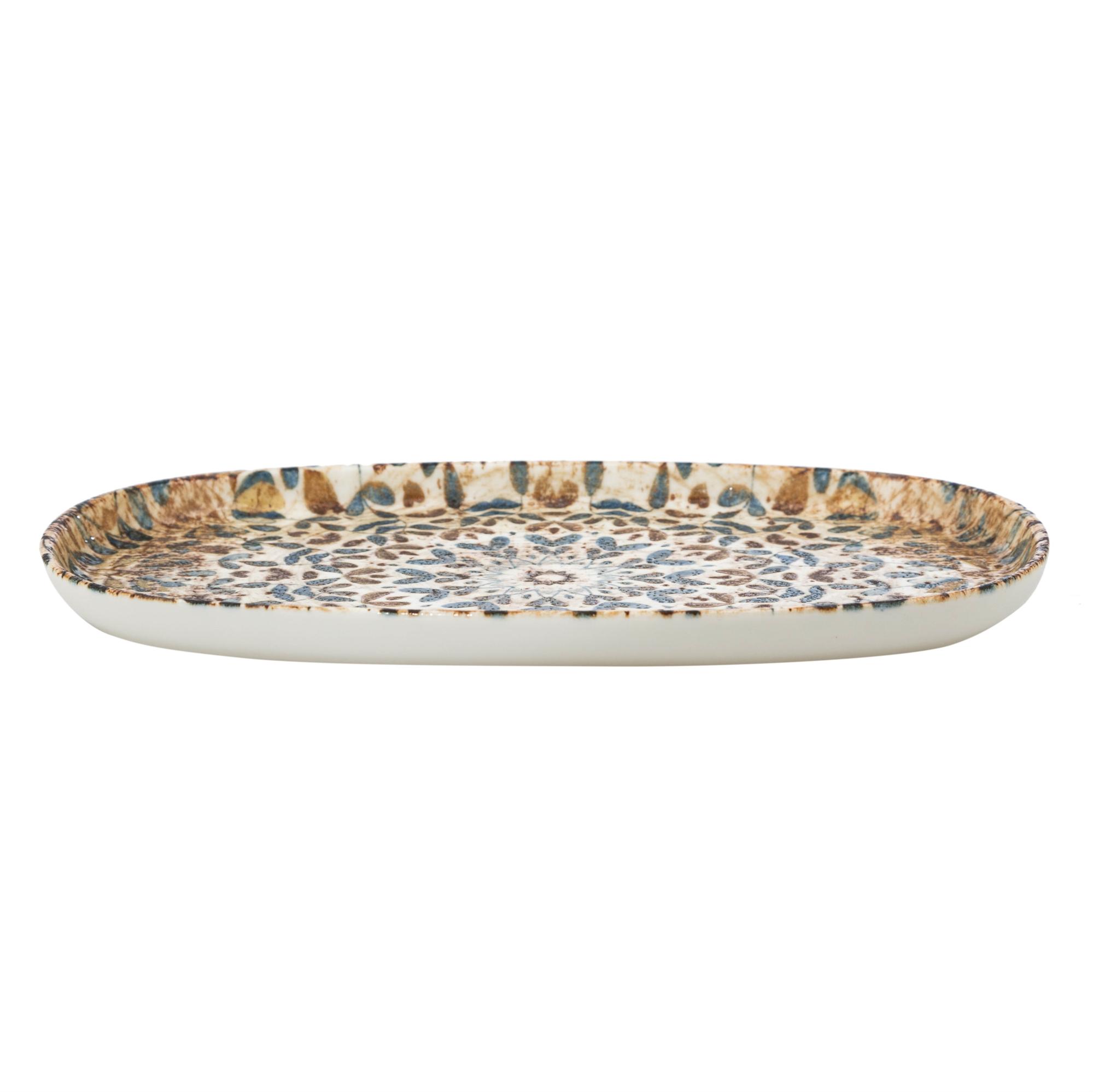 EPHESUS DÜZ KAYIK TABAK 25CM