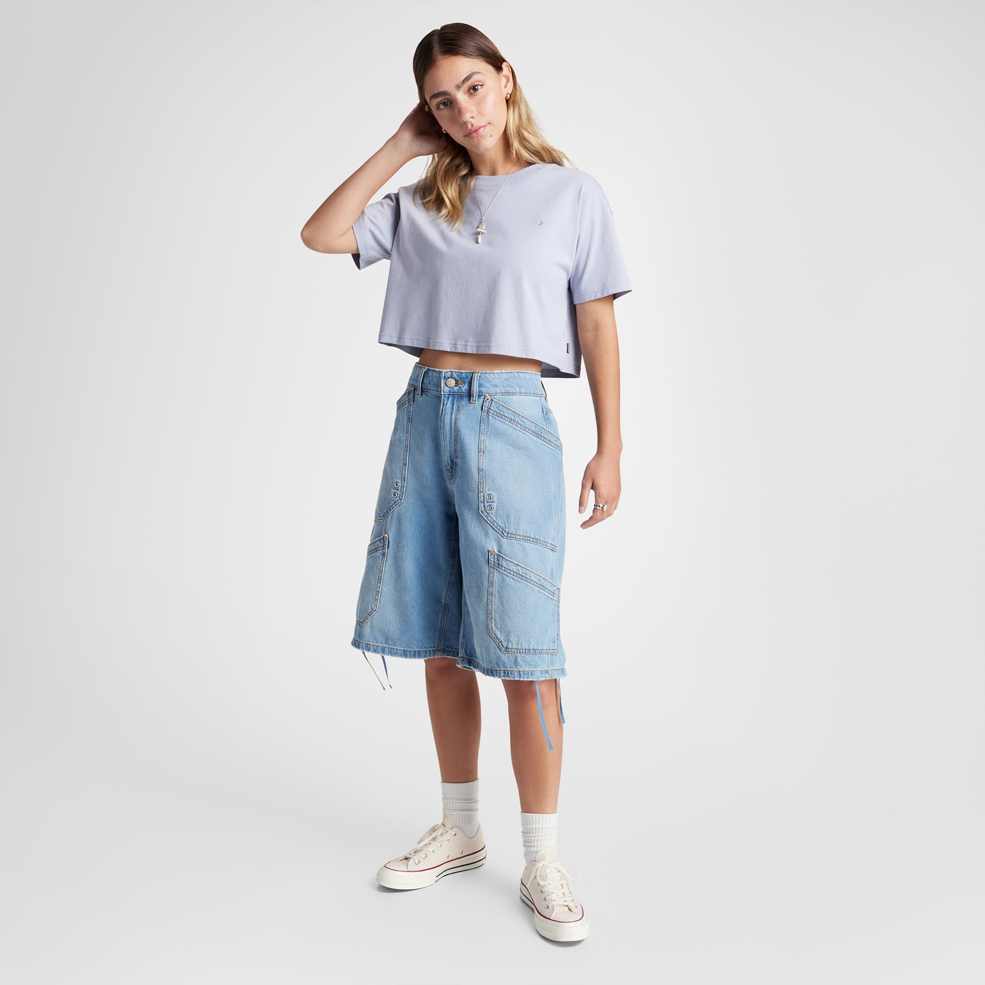 Converse Kadın Lila T-Shirt