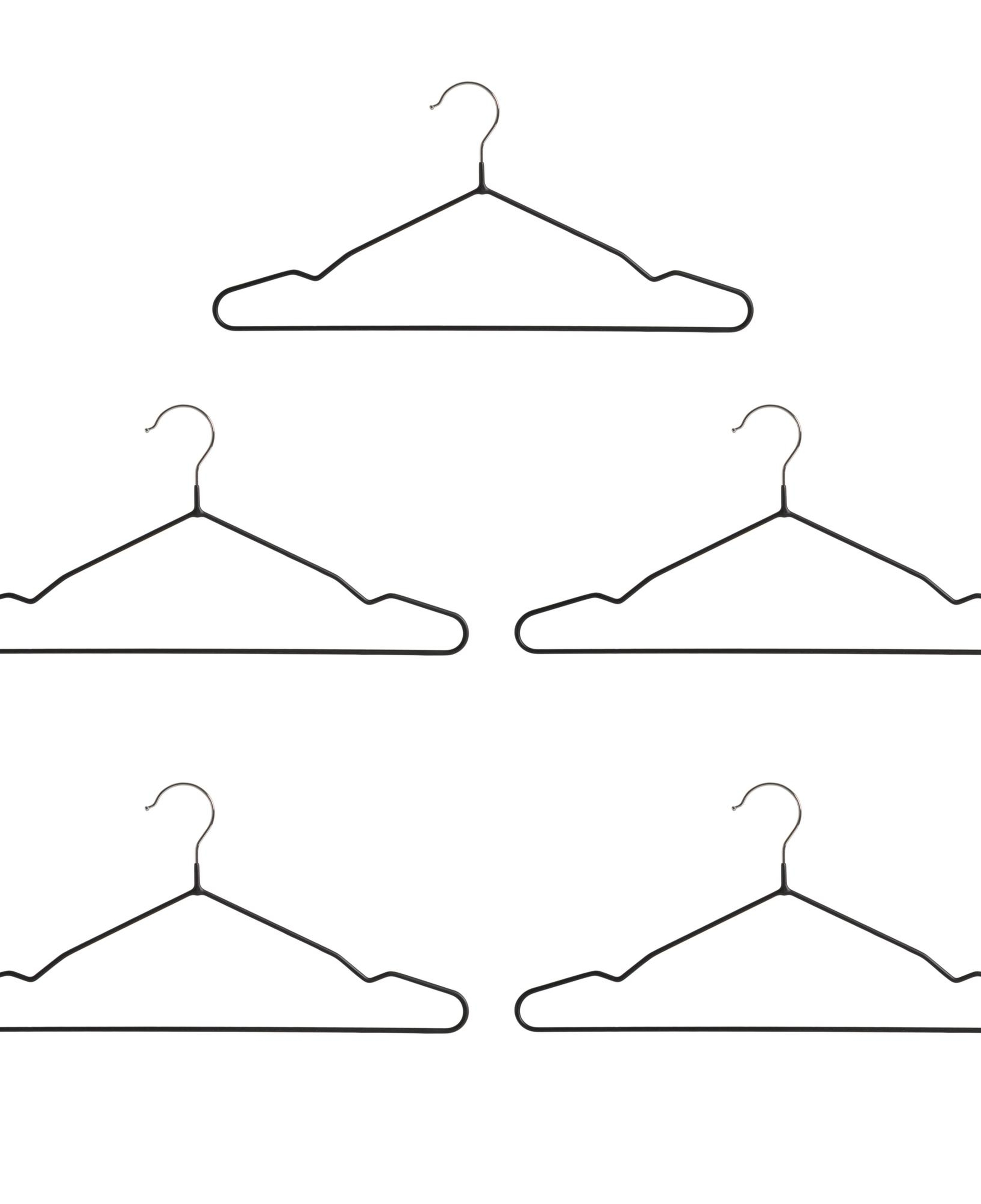 5FIVE BOHO 5'Lİ KAYMAZ ASKI SETİ SİYAH