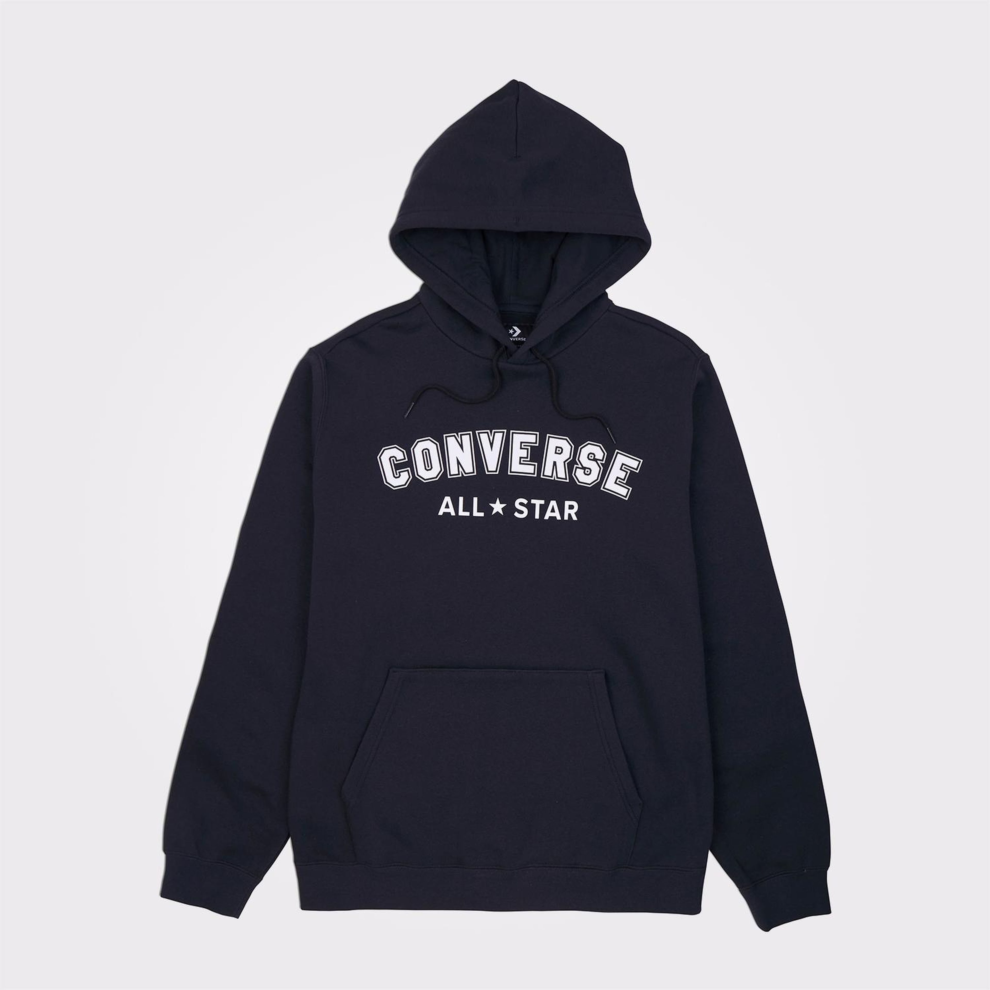 Converse Go-To Wordmark Standard Fit Fleece Pullover Unisex Siyah Sweatshirt
