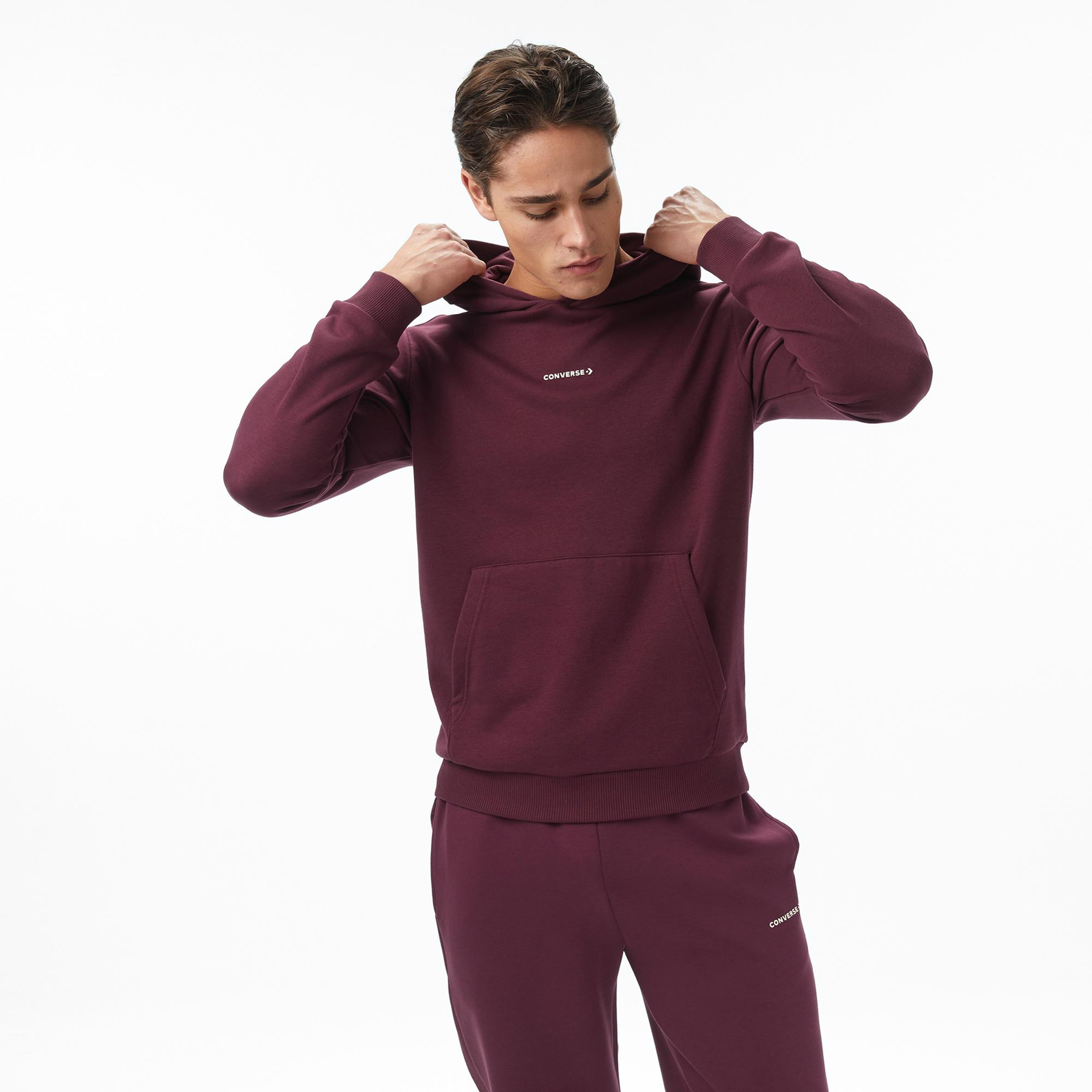 Converse Erkek Bordo Sweatshirt