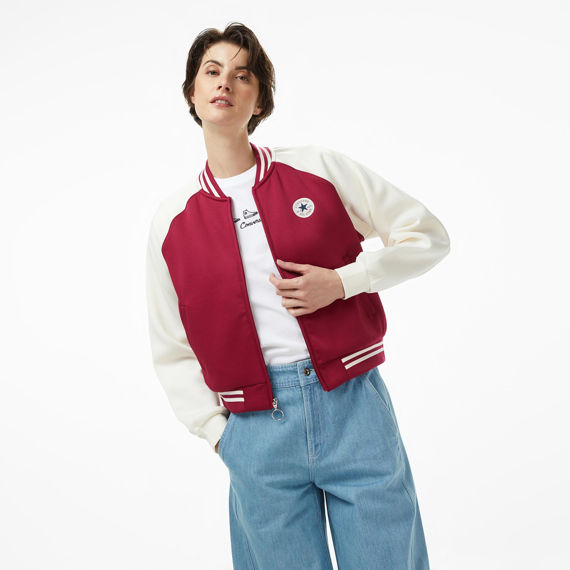 Converse Unisex Bordo Ceket