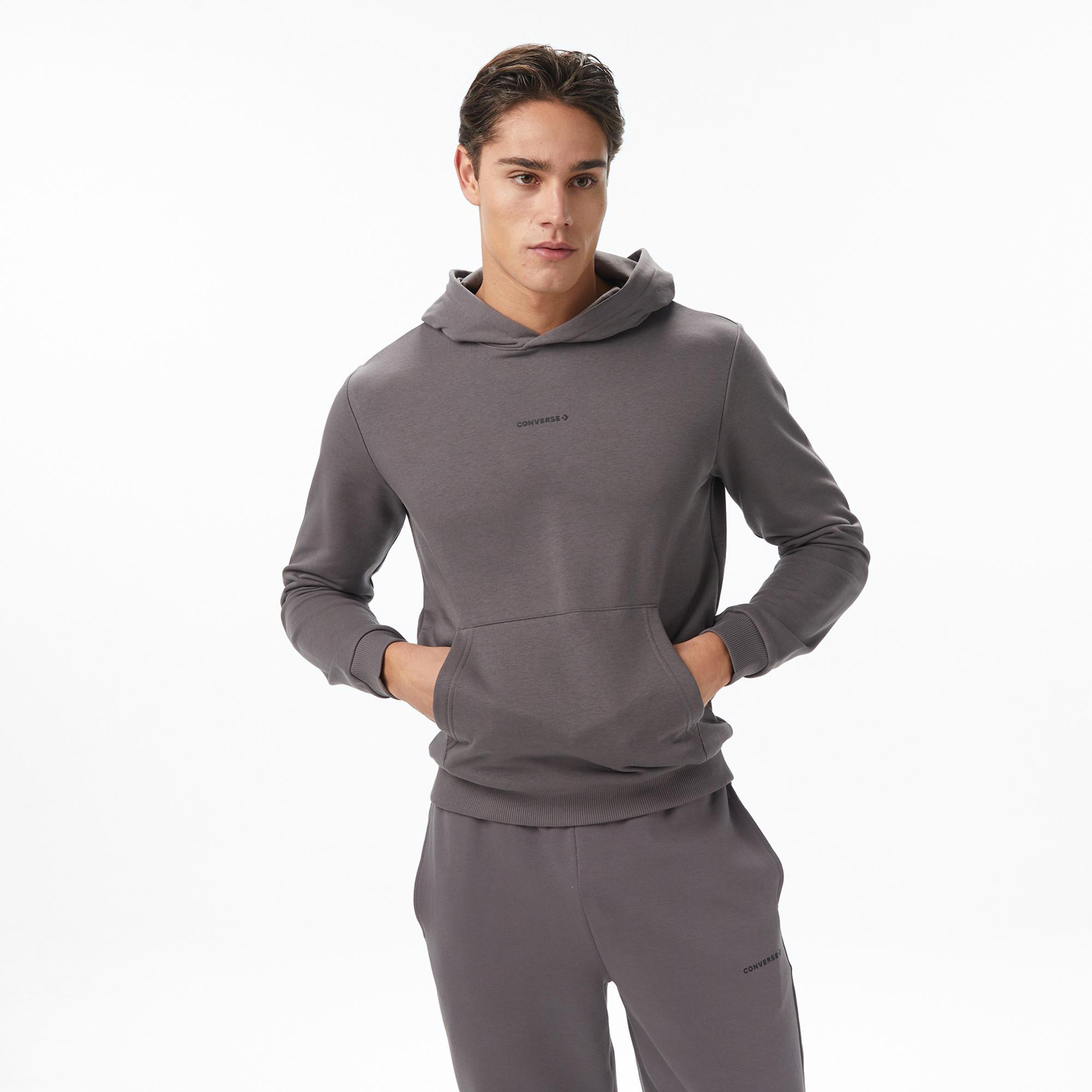 Converse Erkek Gri Sweatshirt