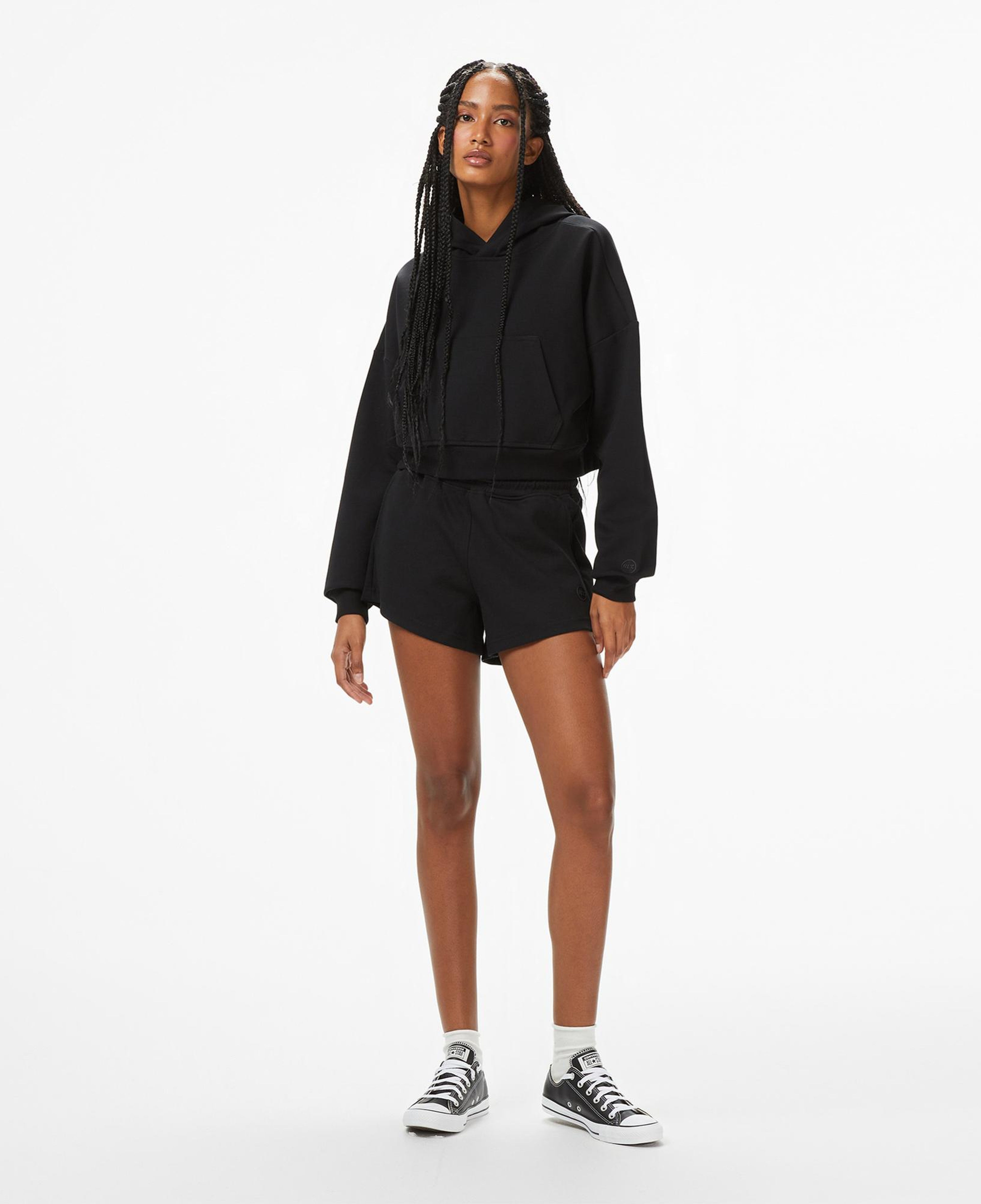 UNITED4 Kadın Siyah Şort