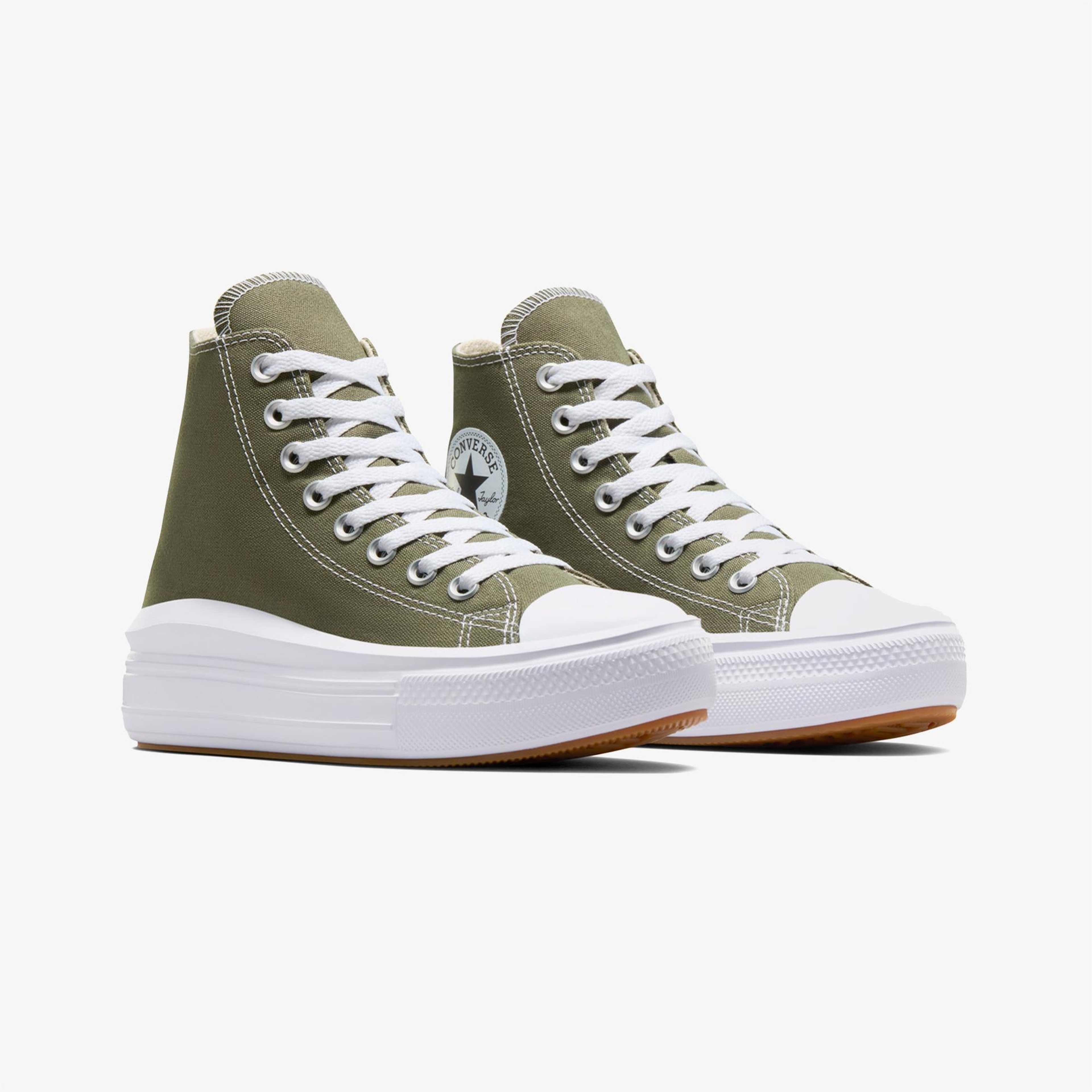 Converse Chuck Taylor All Star Move Platform Kadın Haki Sneaker