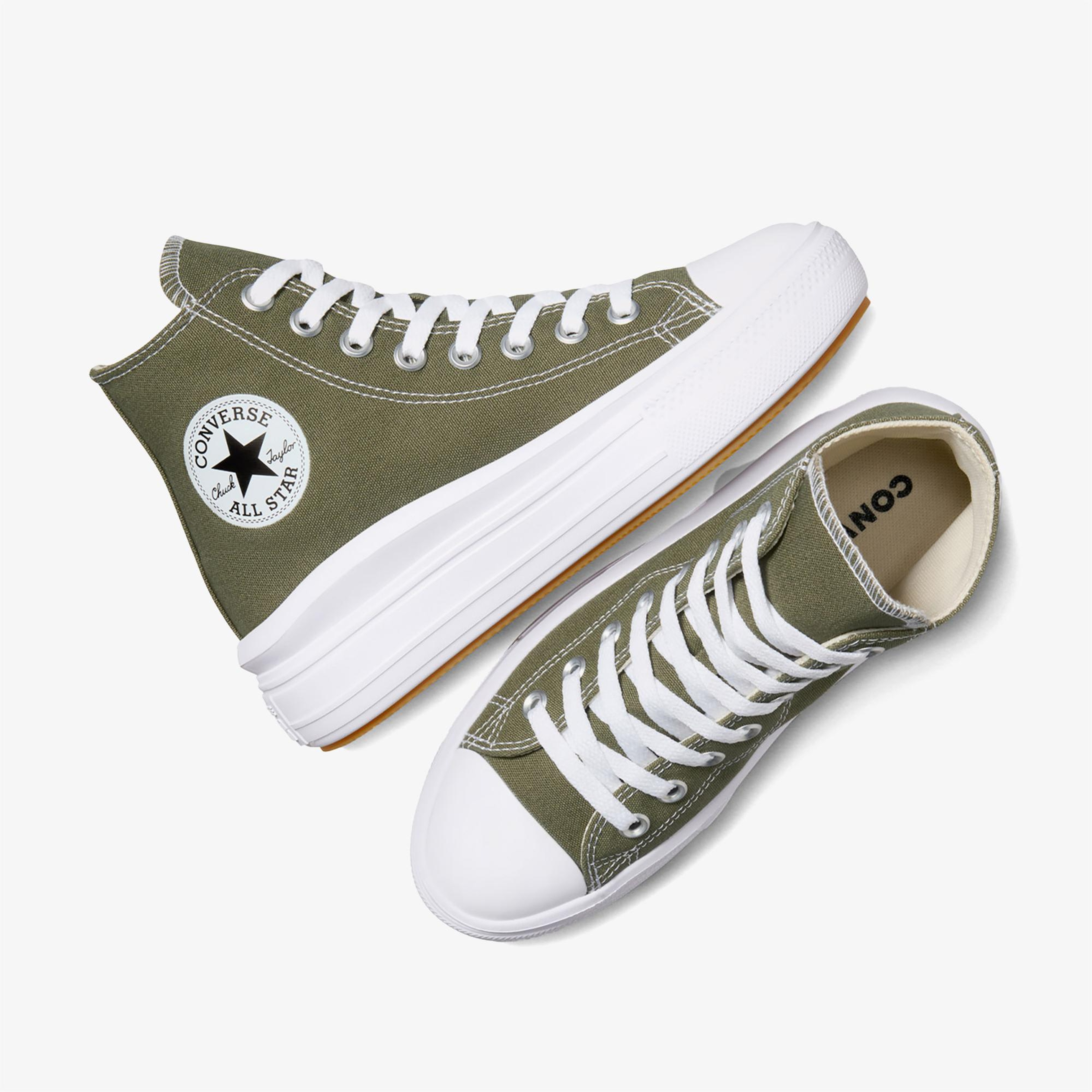 Converse Chuck Taylor All Star Move Platform Kadın Haki Sneaker
