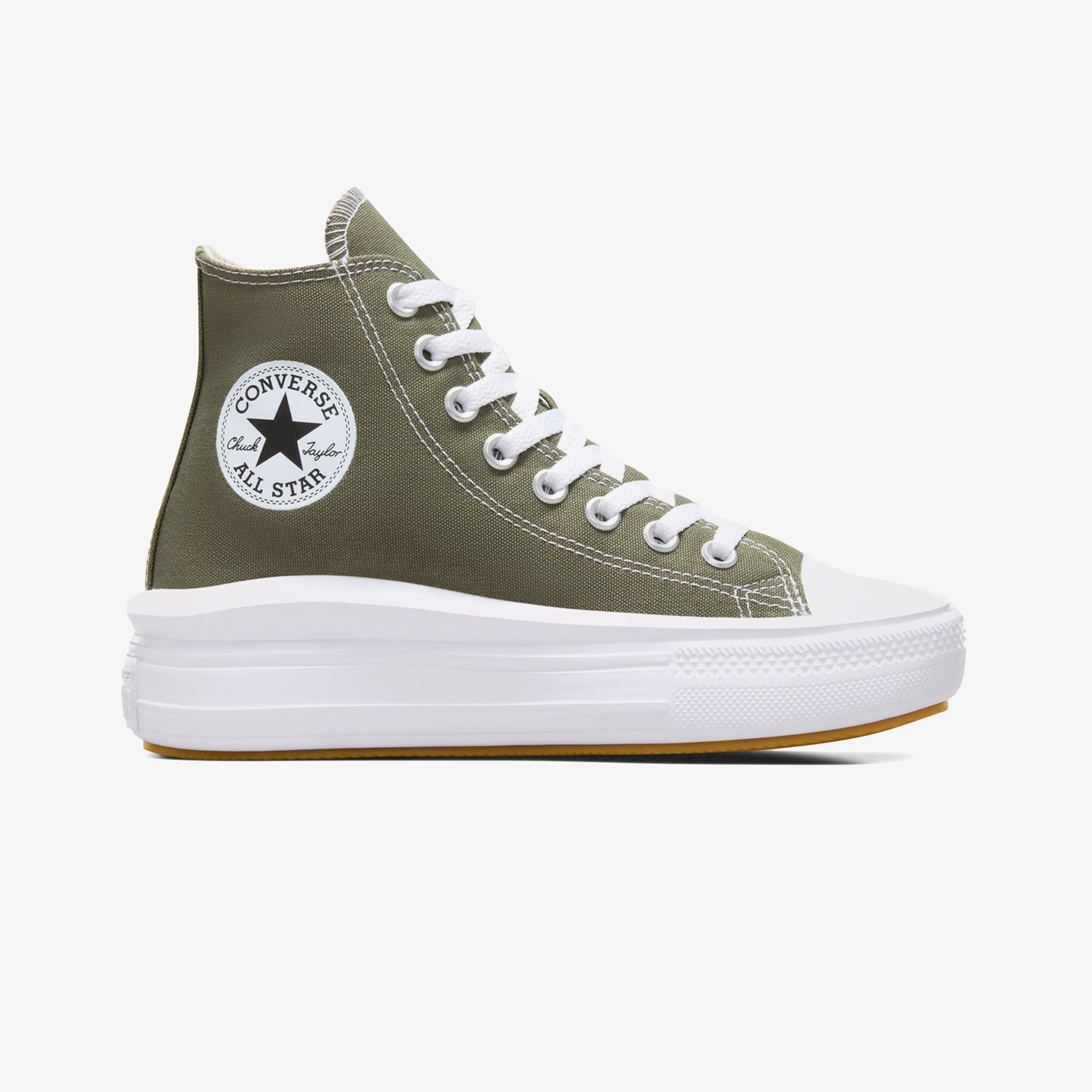 Converse Chuck Taylor All Star Move Platform Kadın Haki Sneaker