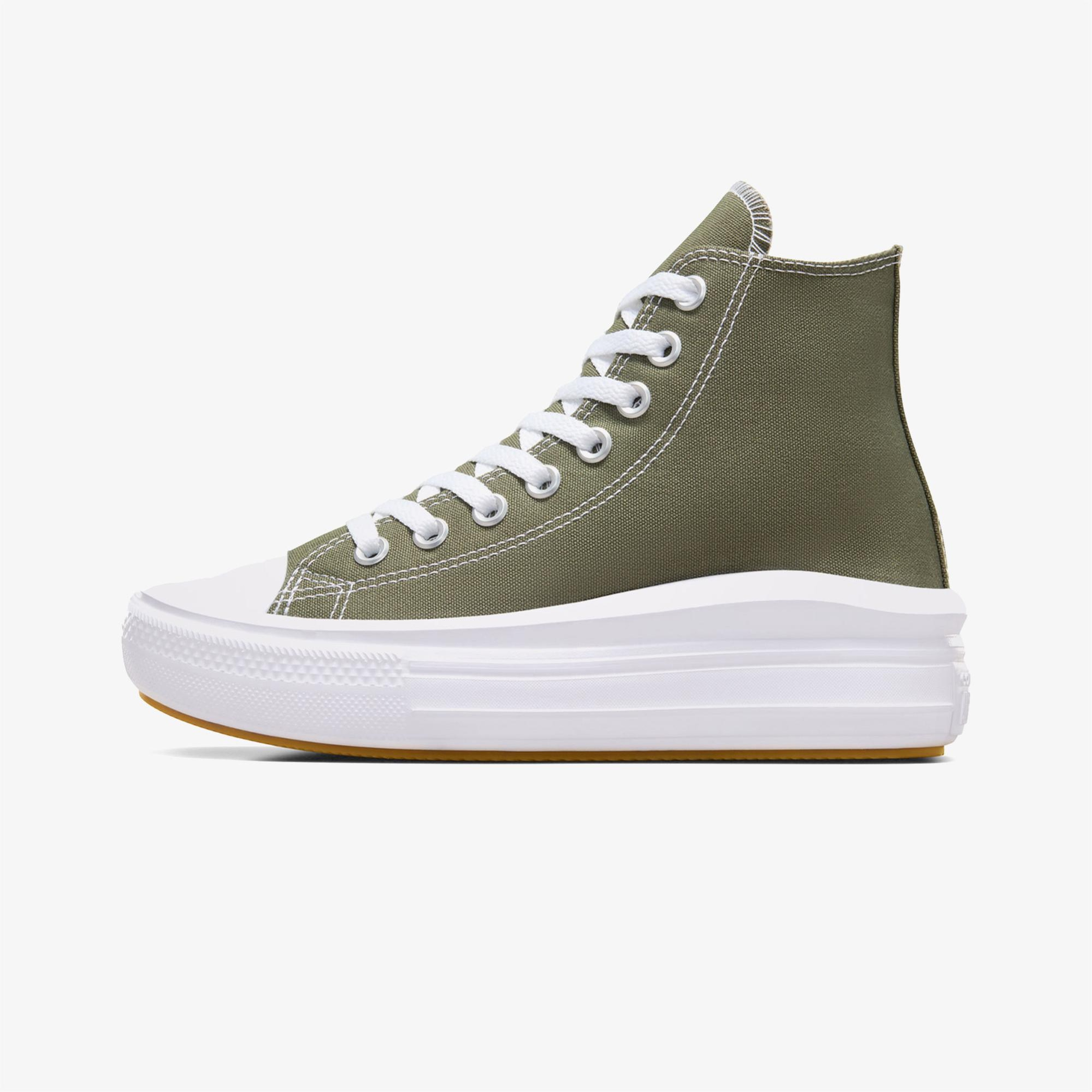 Converse Chuck Taylor All Star Move Platform Kadın Haki Sneaker