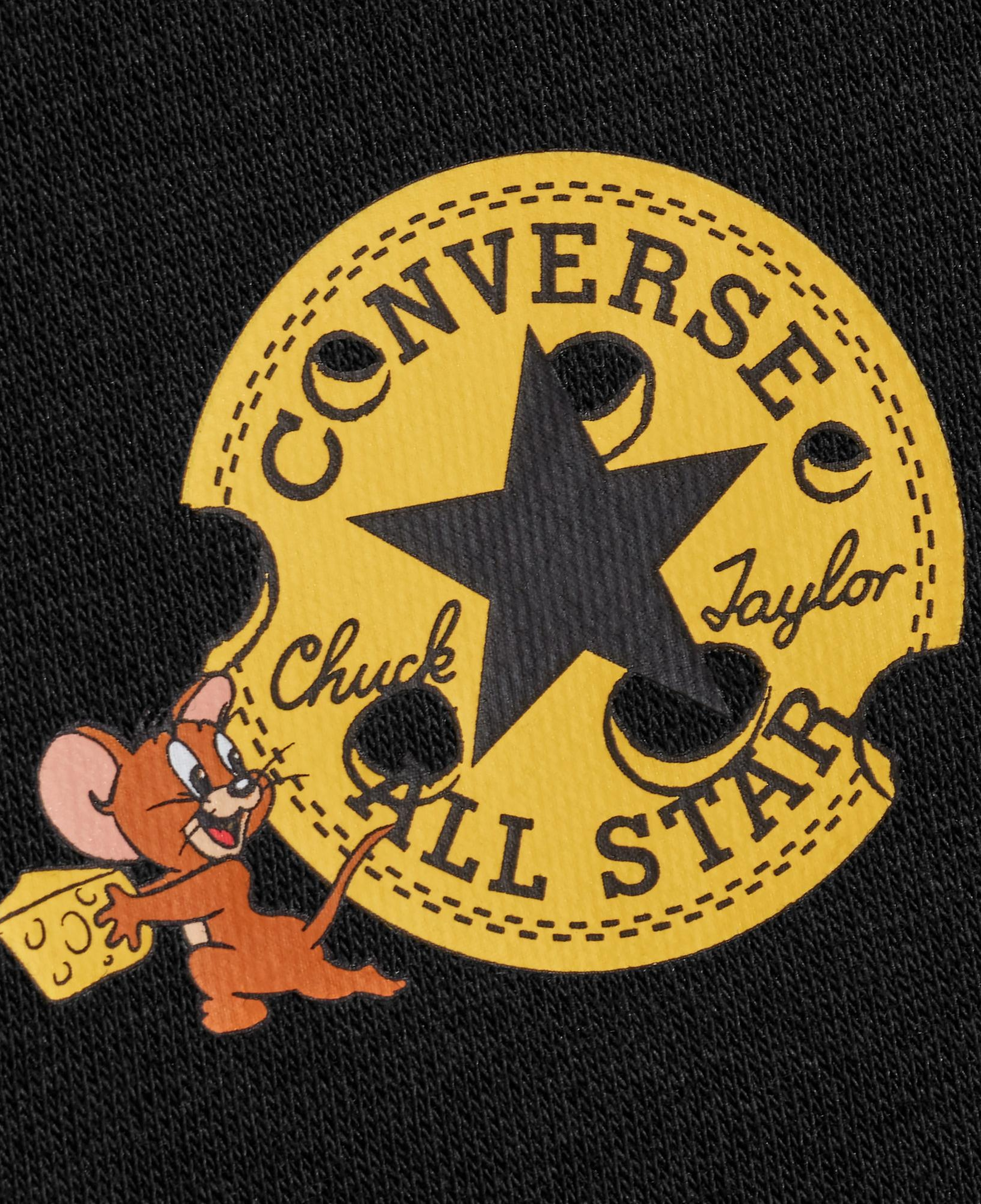 Converse X Tom & Jerry Unisex Siyah Sweatshirt