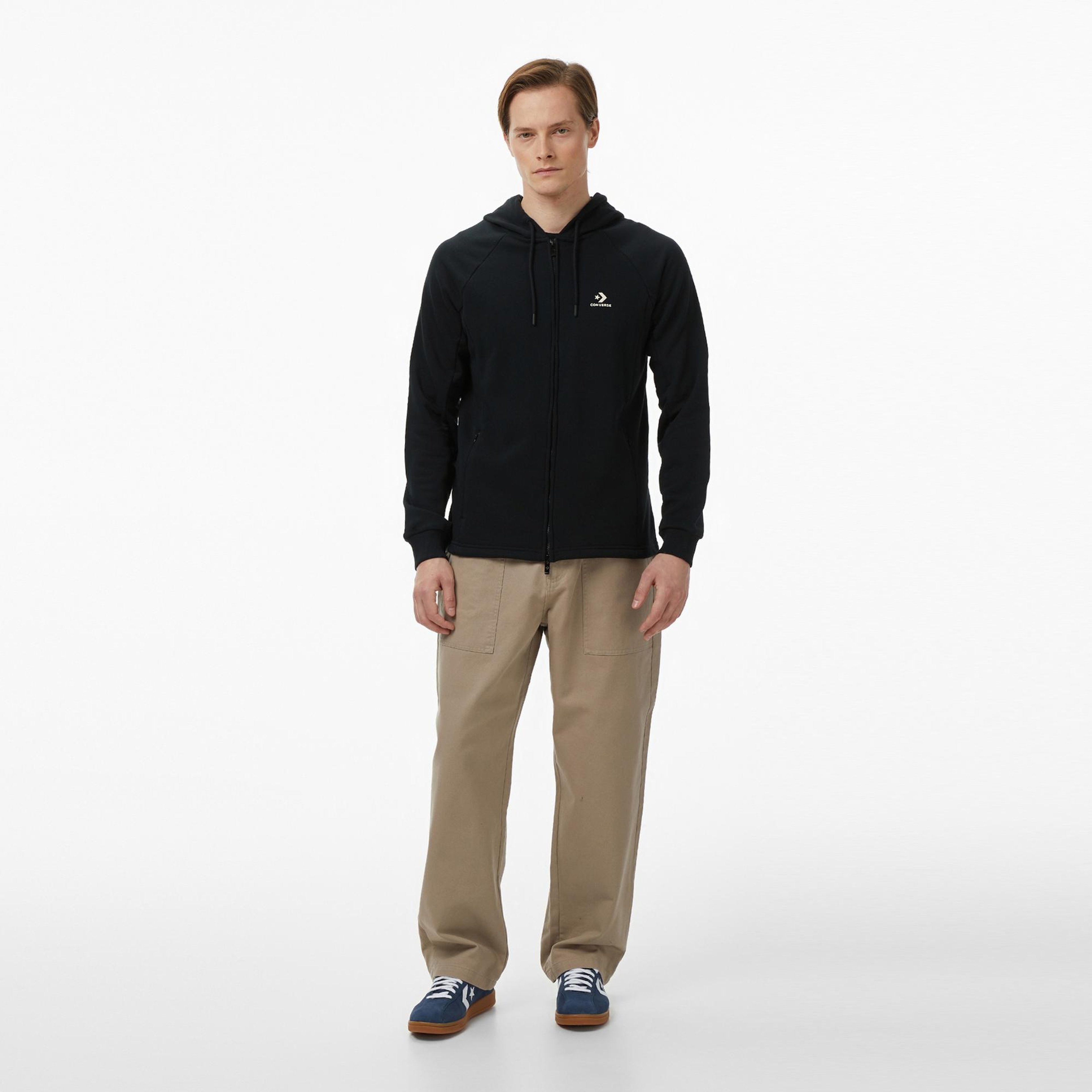 Converse Erkek Siyah Sweatshirt