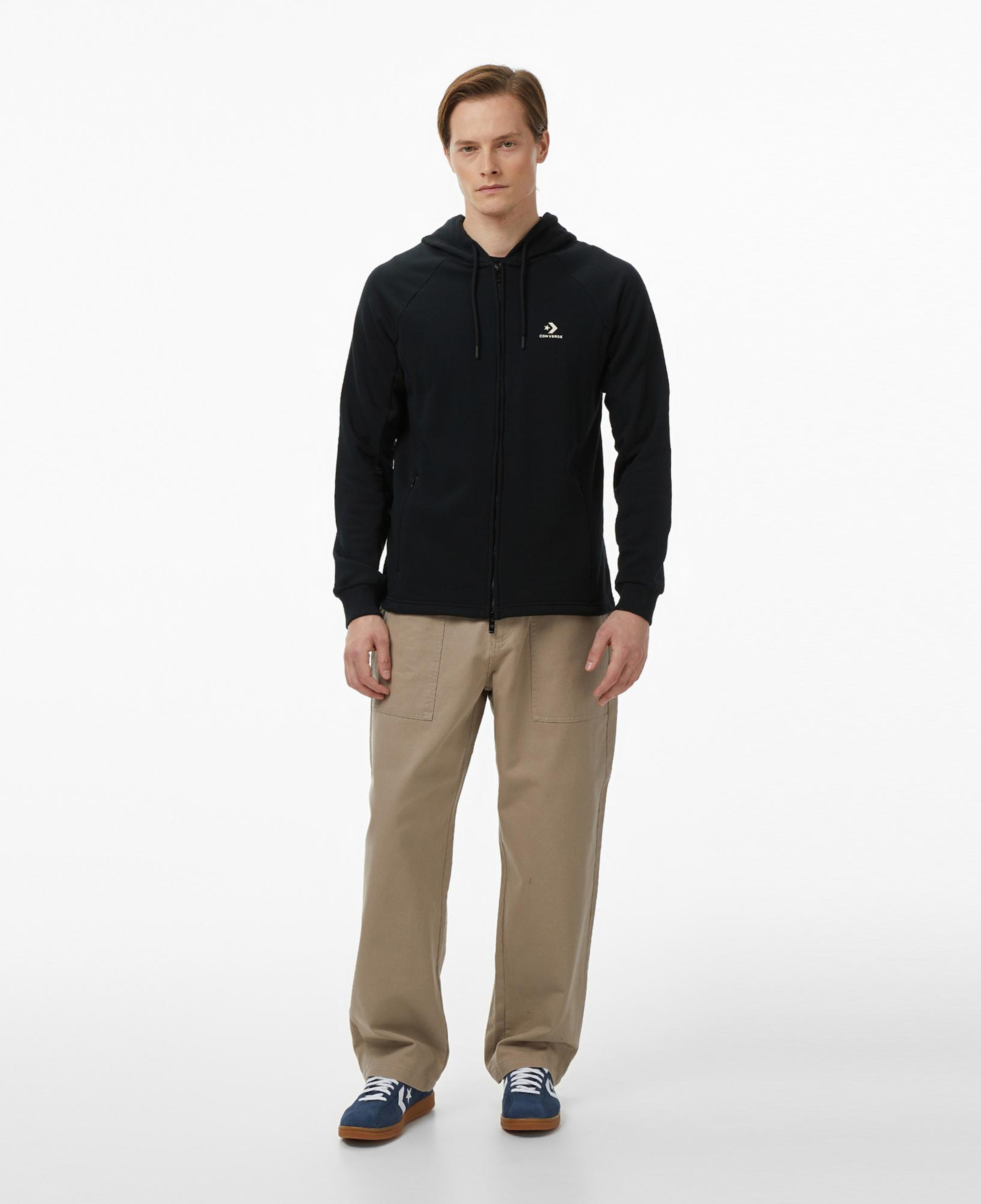 Converse Erkek Siyah Sweatshirt