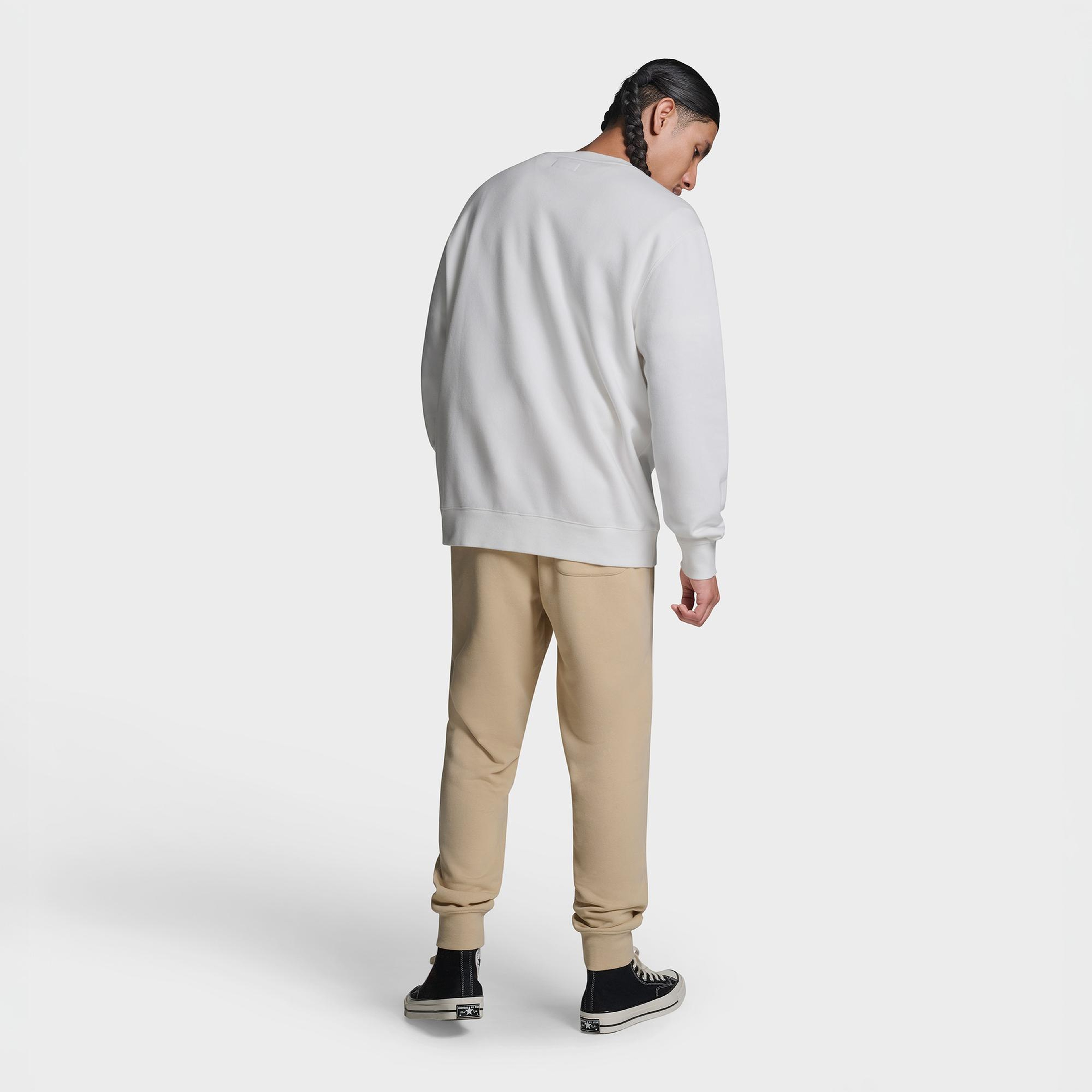 Converse Erkek Beyaz Sweatshirt