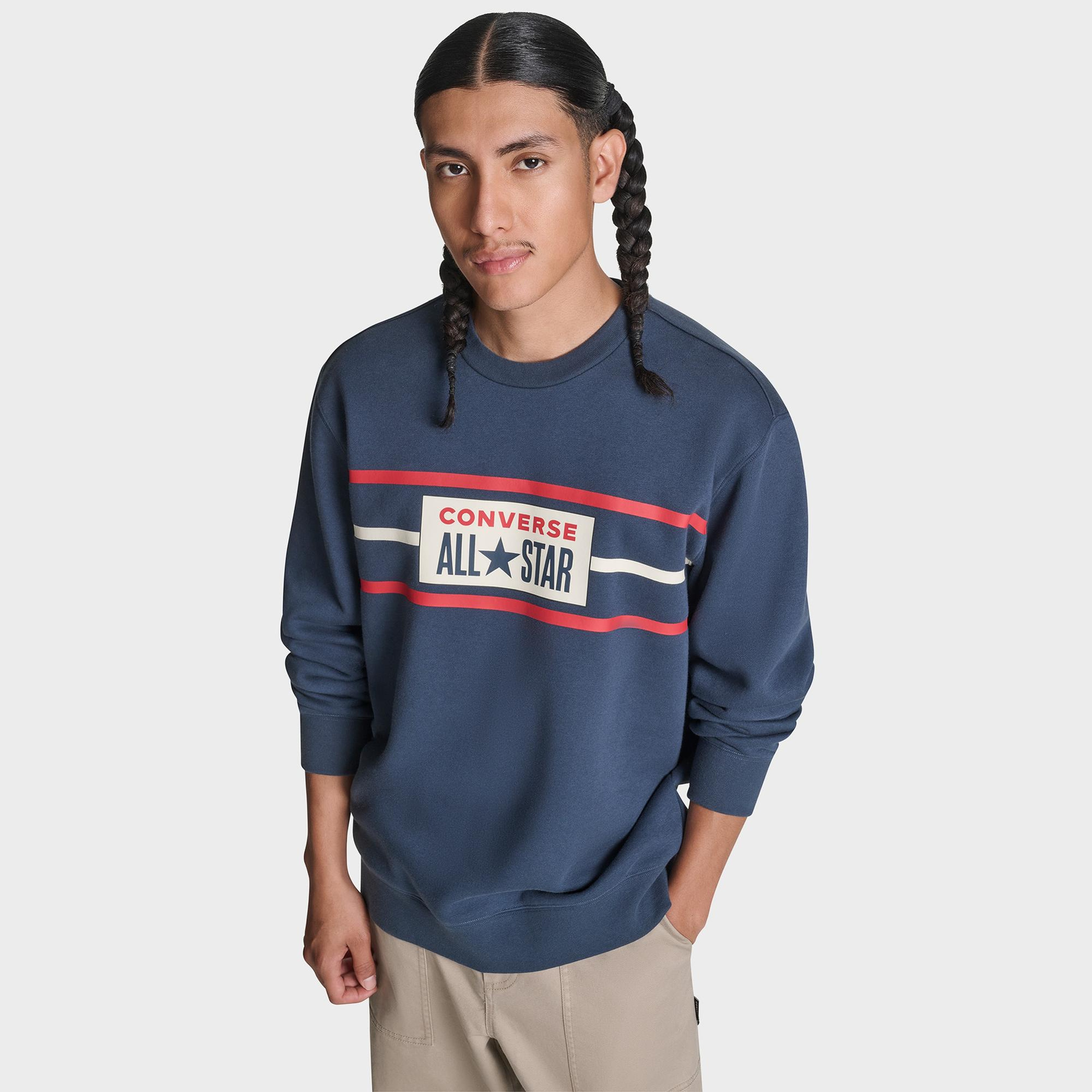Converse Erkek Lacivert Sweatshirt
