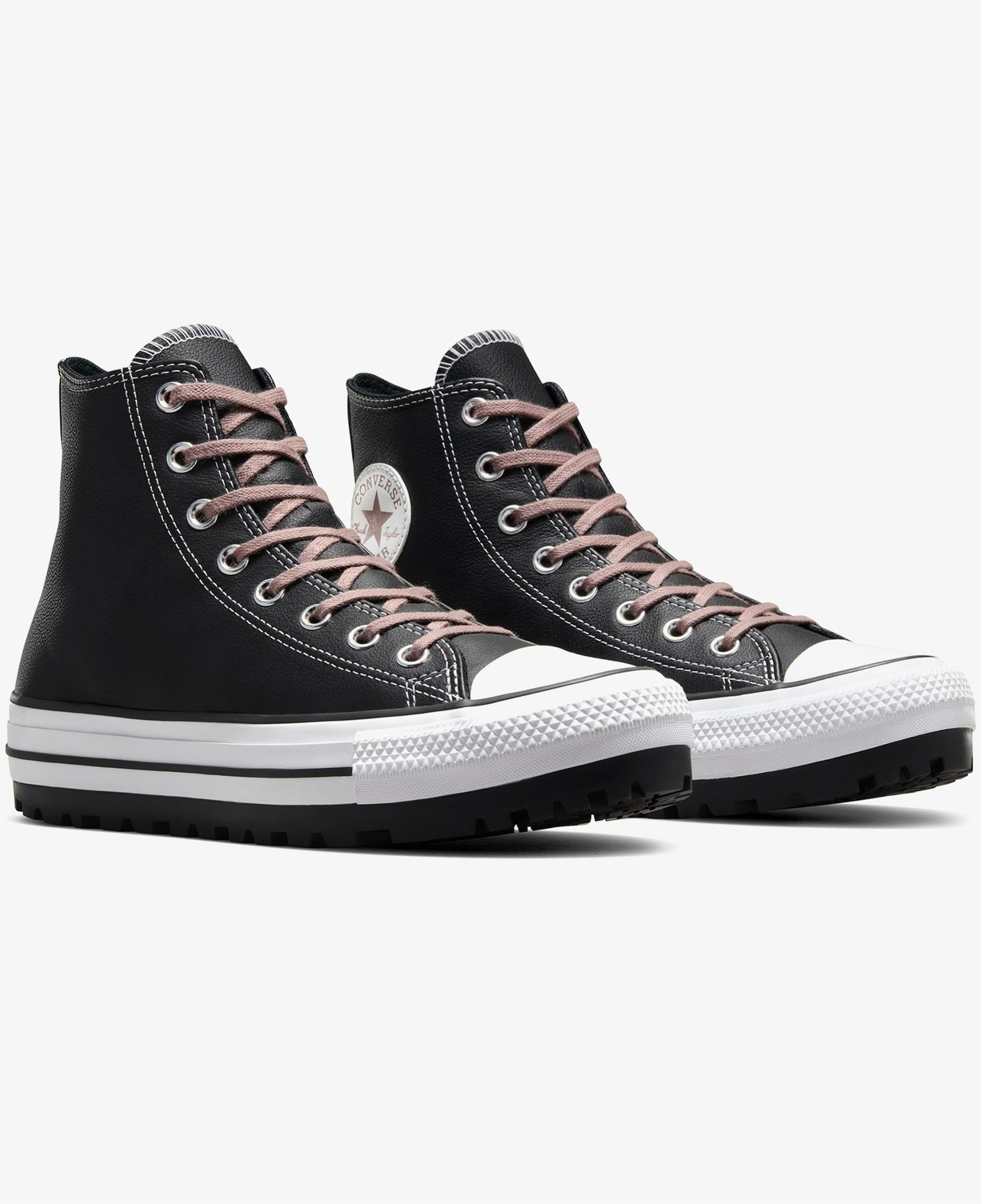Converse Chuck Taylor All Star City Trek Unisex Siyah Deri Bot