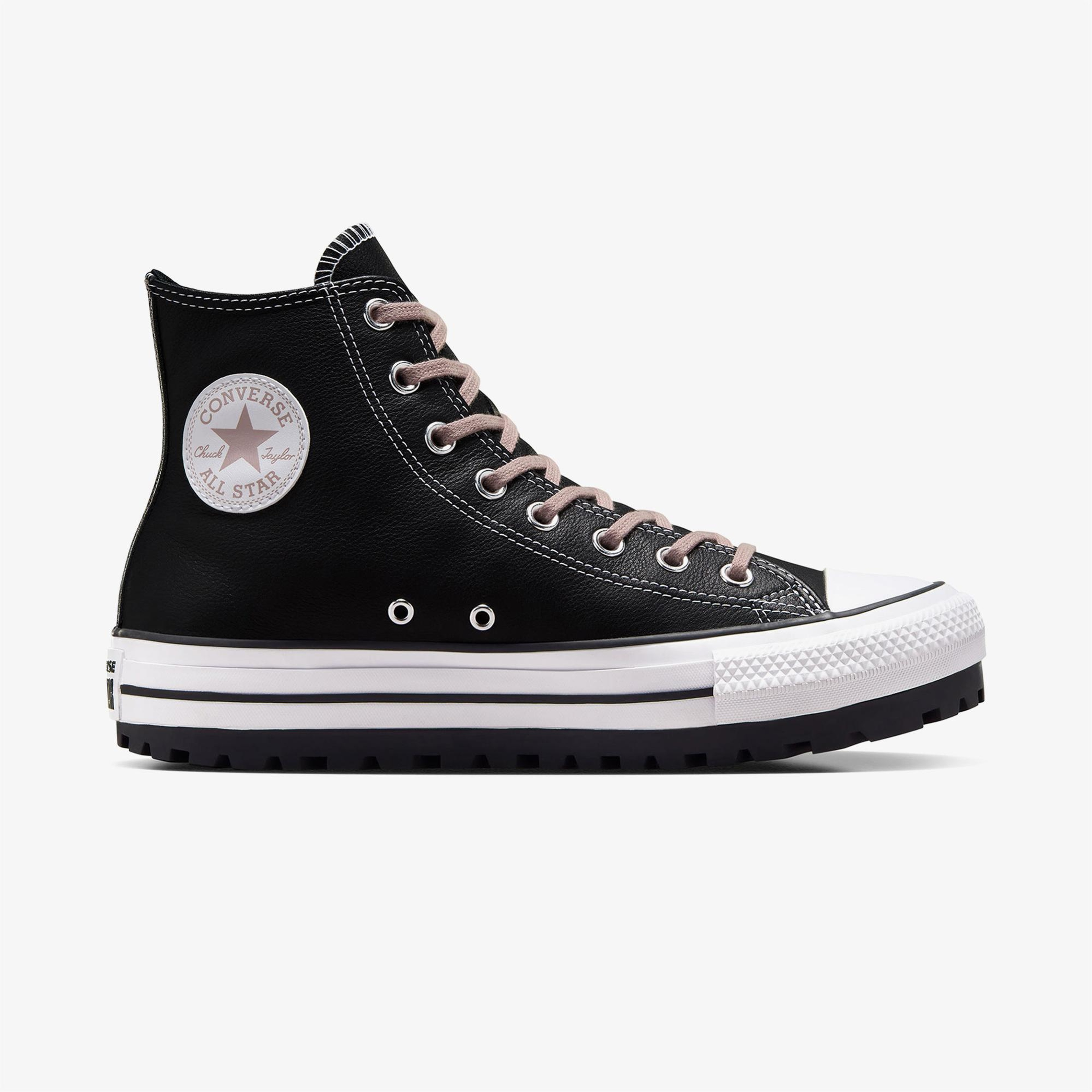 Converse Chuck Taylor All Star City Trek Unisex Siyah Deri Bot